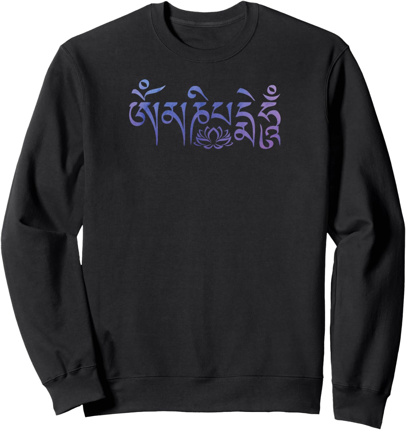 Om Mani Padme Hum Sweatshirt - Sweatshirt | Black