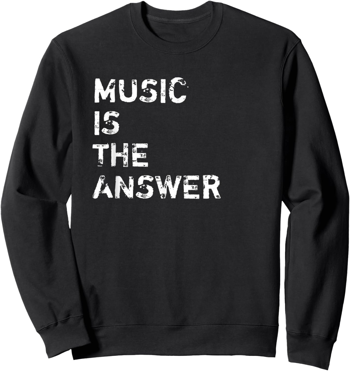 Music is the Answer DJ Sweatshirt - Sweatshirt | Black