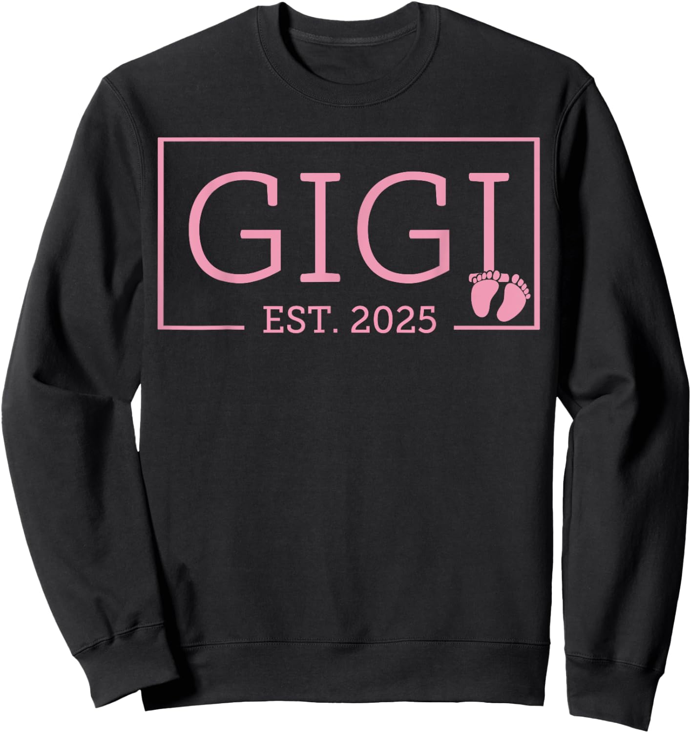 Gigi Established Est 2025 New Born Mother's Day Sweatshirt - Sweatshirt | Black