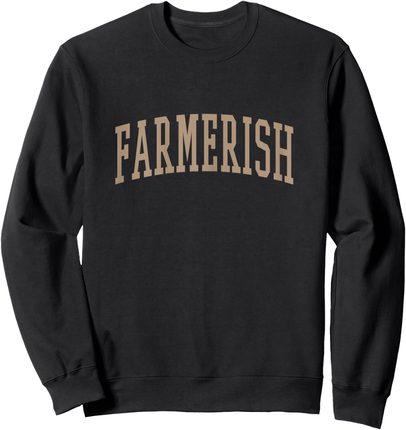 Farmerish Cute Farmers Wife Girlfriend Harvest Season Sweatshirt - Sweatshirt | Black