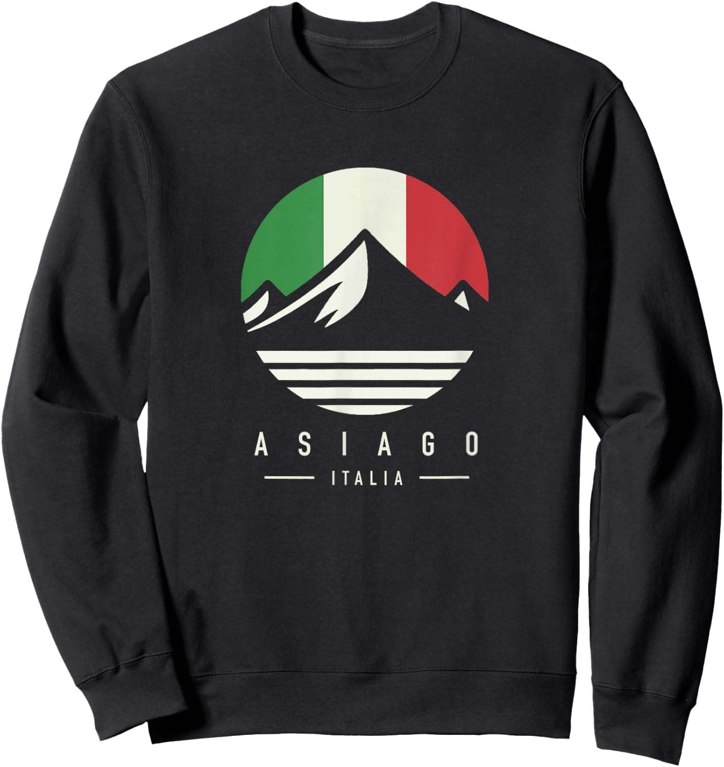 Asiago Italy | Asiago Italia | Asiago Italian Mountains Sweatshirt - Sweatshirt | Black