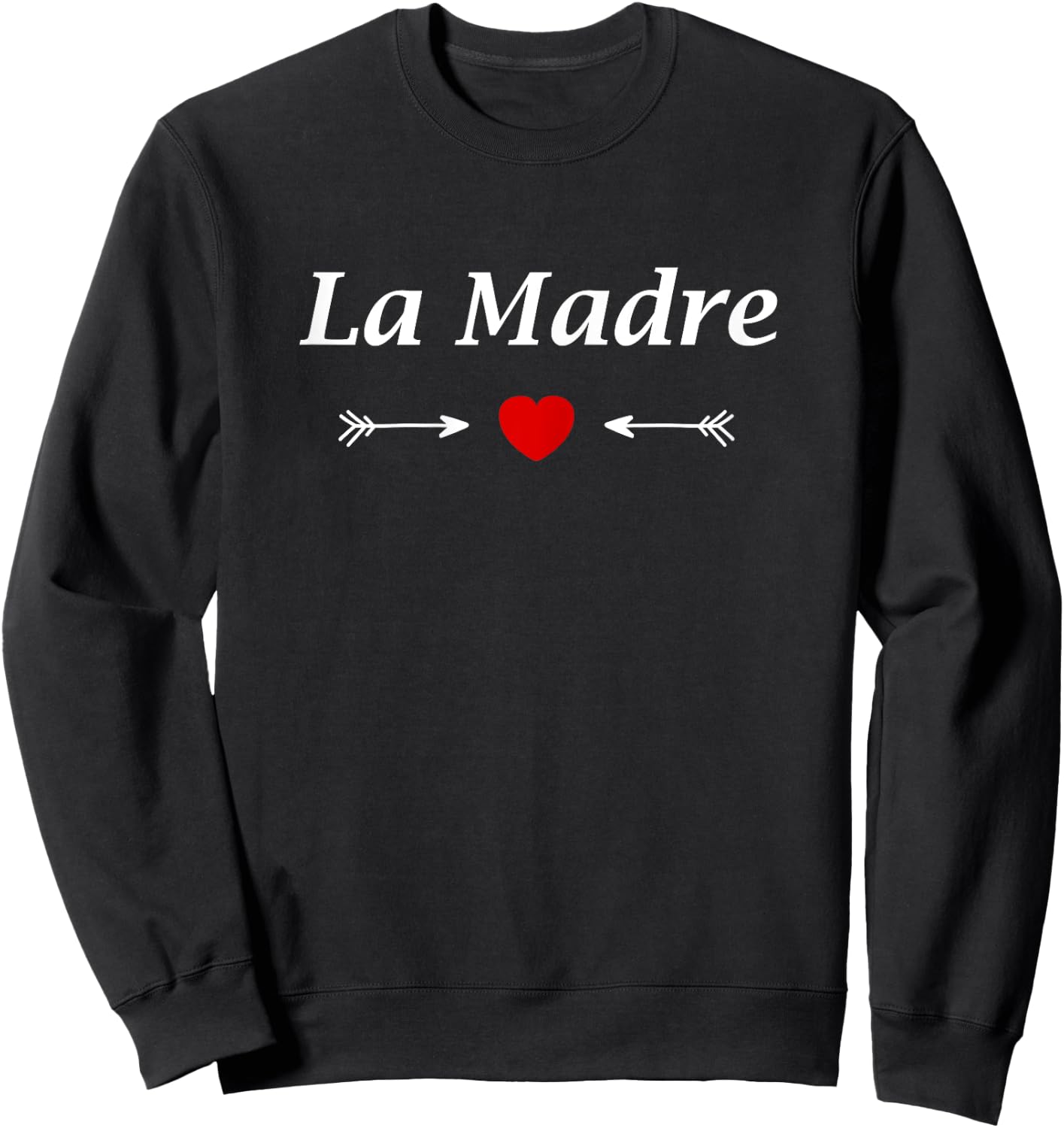 Small heart mothers day Love La madre Nickname mom La madre Sweatshirt - Sweatshirt | Black