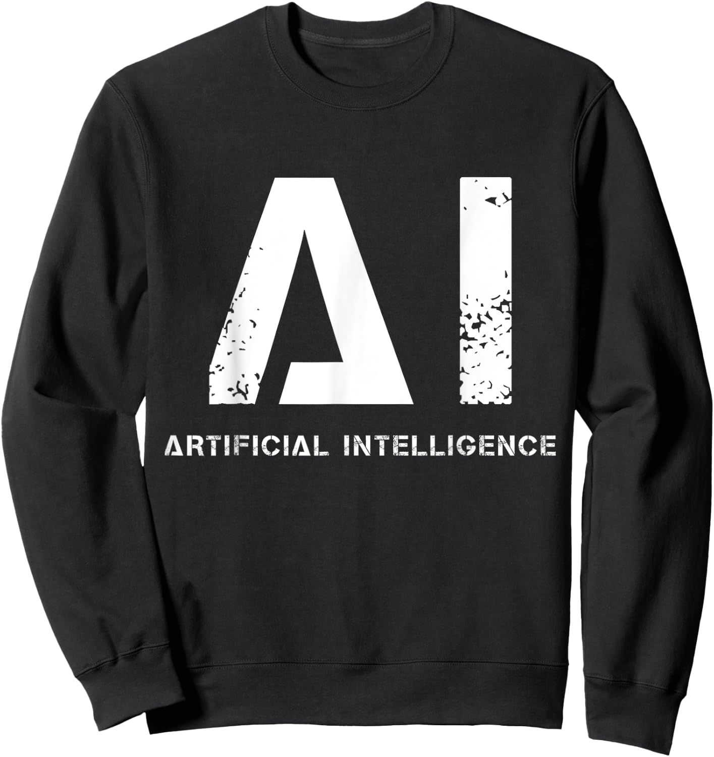 Artificial intelligence - robot engineer Cyborg future Sweatshirt - Sweatshirt | Black