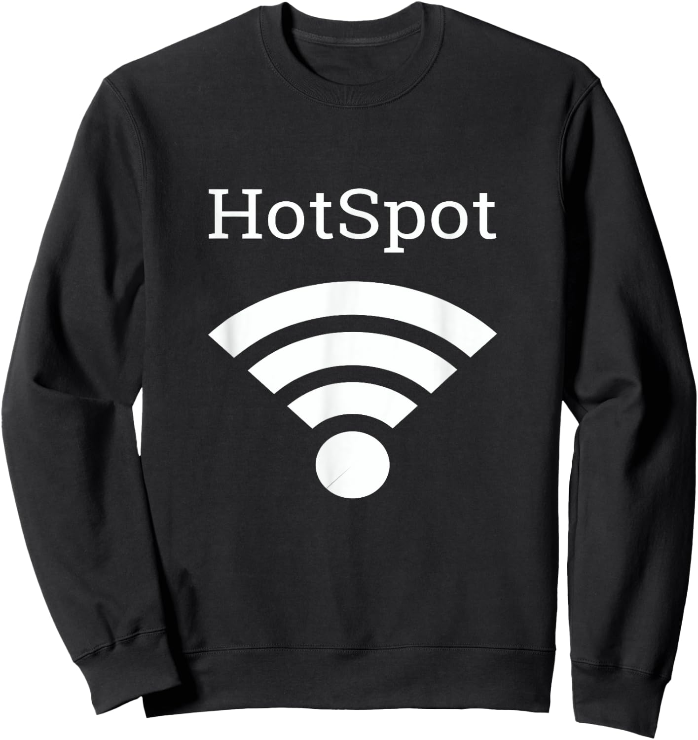 Fun HotSpot WiFi , Women Sweatshirt - Sweatshirt | Black