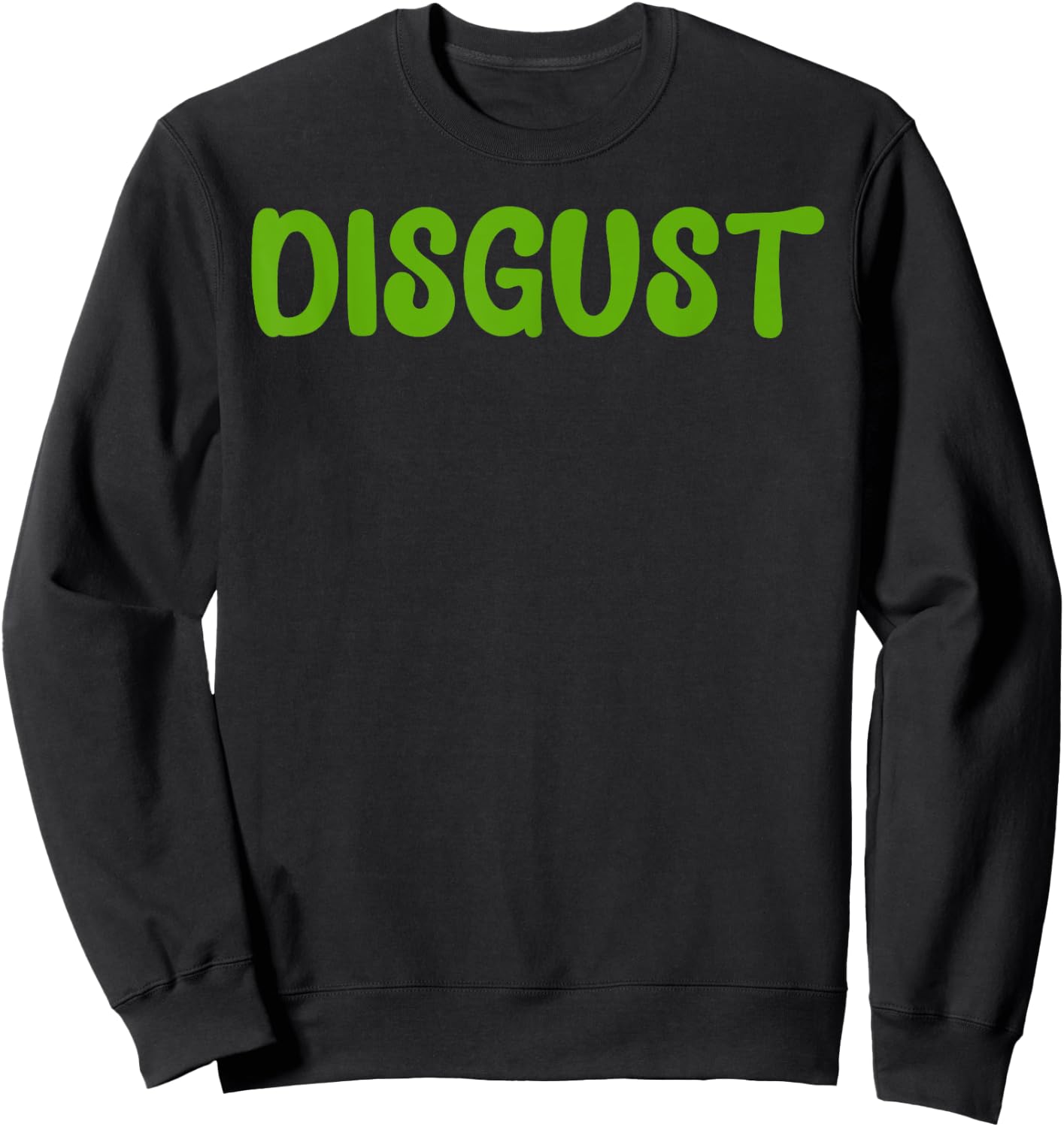 Disgust Lazy Halloween Costume Funny Last Minute Kids Sweatshirt - Sweatshirt | Black