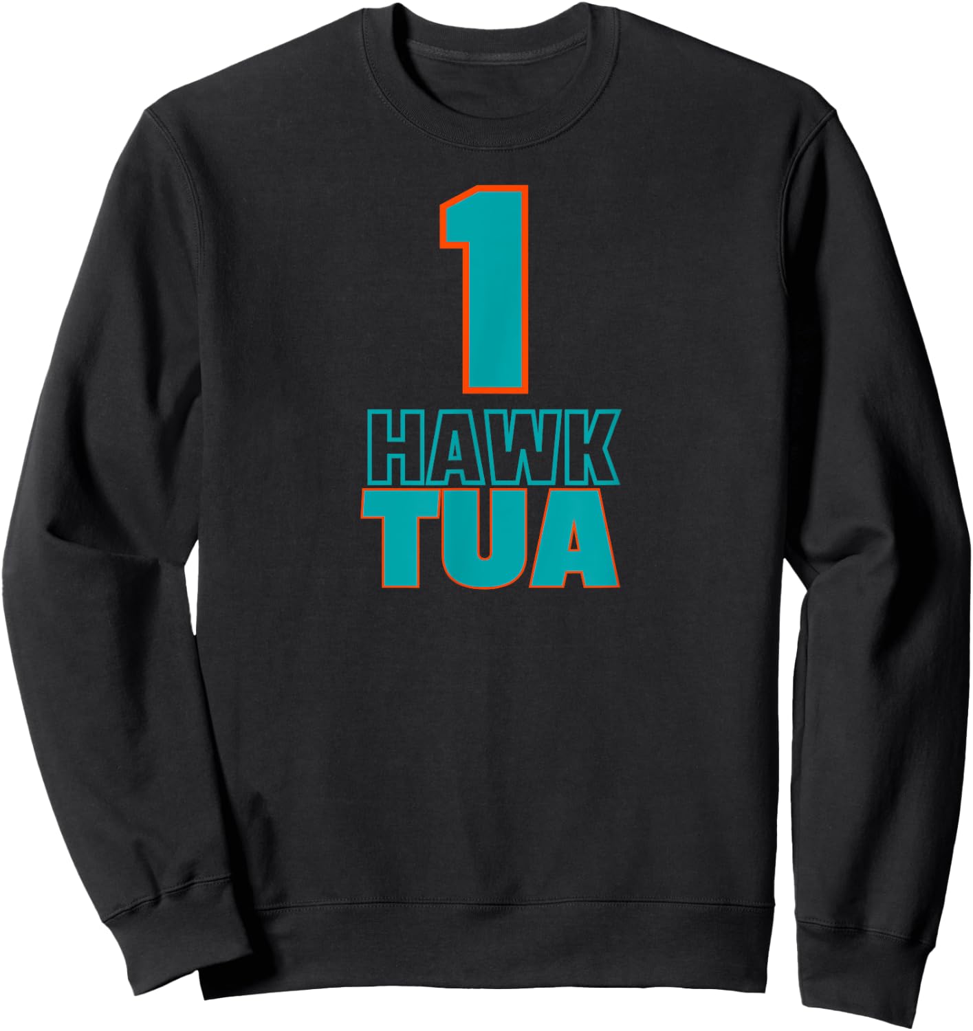 Hawk Tua 2024 Funny 2024 Fantasy Football Team Names Sweatshirt - Sweatshirt | Black