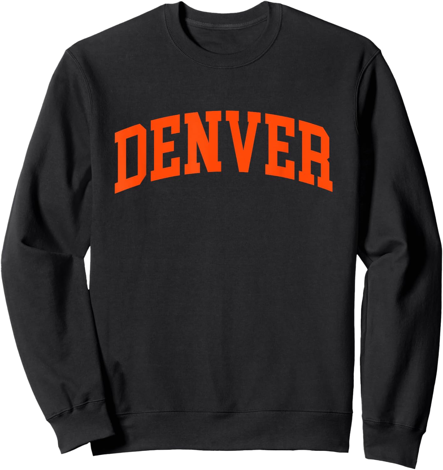 DENVER - Throwback Design - Classic Sweatshirt - Sweatshirt | Black
