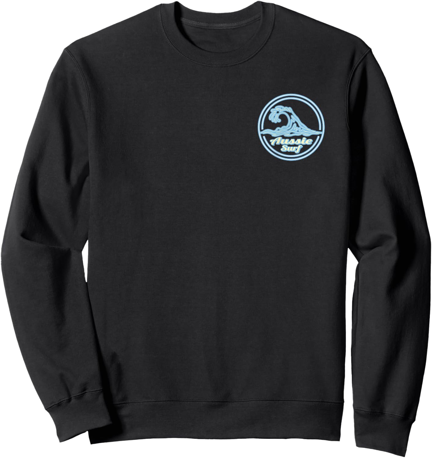 Byron Bay Big Wave Surf Club, surfing graphic Sweatshirt - Sweatshirt | Black
