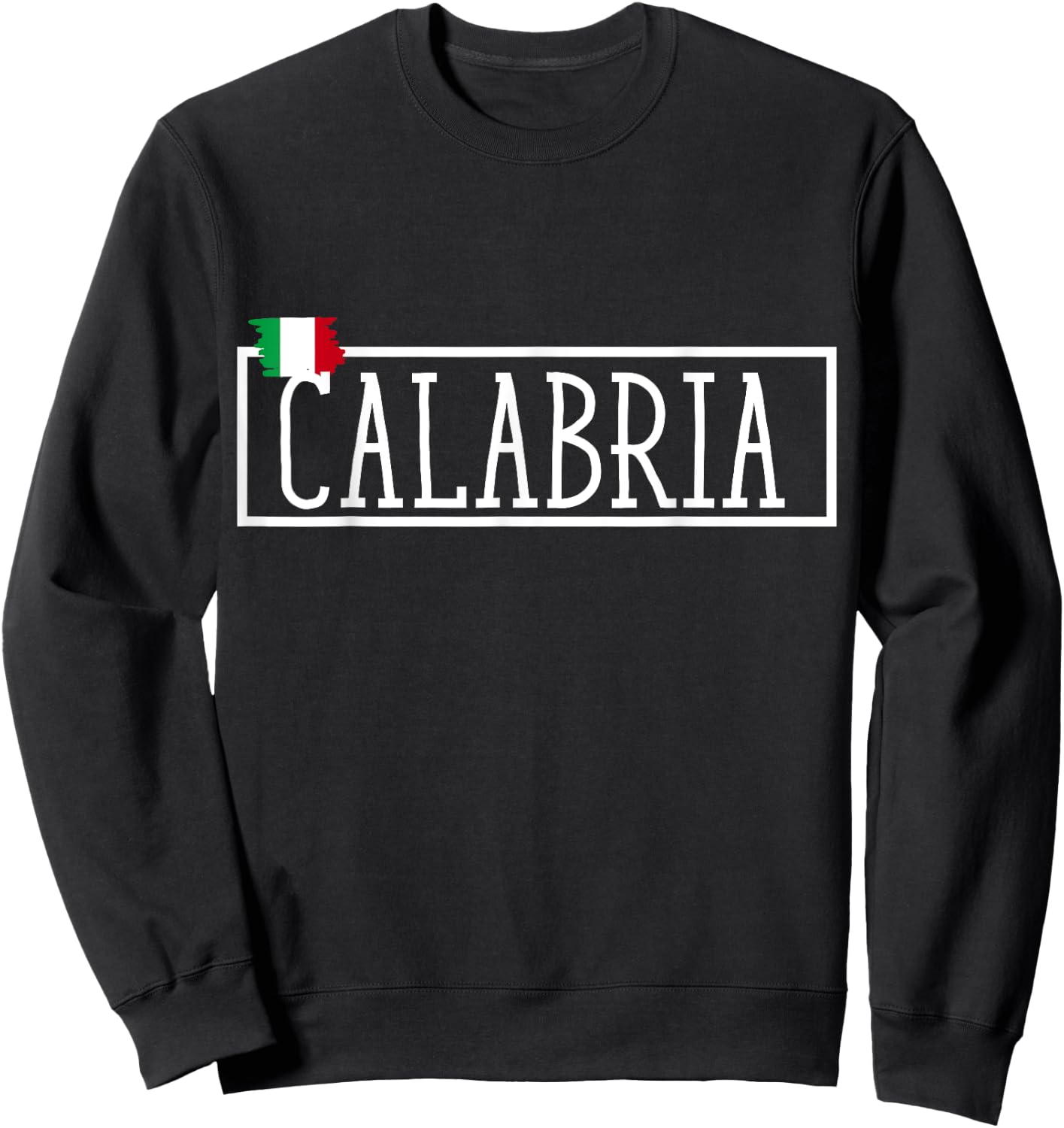 Calabria City Italy Vacations Traveling Italian Women Men Sweatshirt - Sweatshirt | Black
