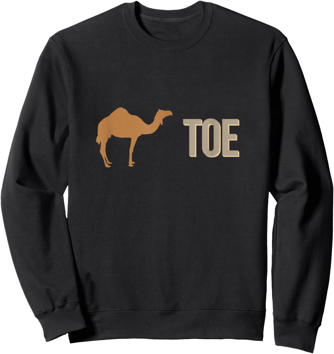Camel Animal Toe Lover Camels Pet Owner Graphic Sweatshirt - Sweatshirt | Black