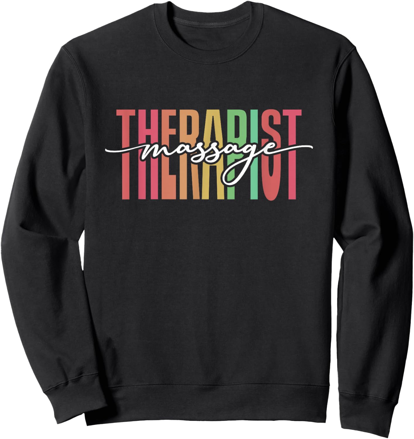 Massage Therapist Physiotherapy Chiropractor Reflexology Sweatshirt - Sweatshirt | Black