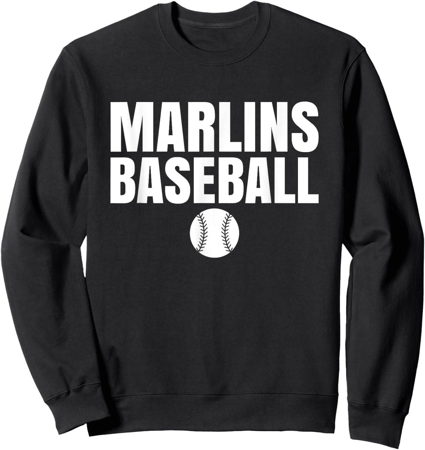 Marlins Mercy Baseball Sweatshirt - Sweatshirt | Black