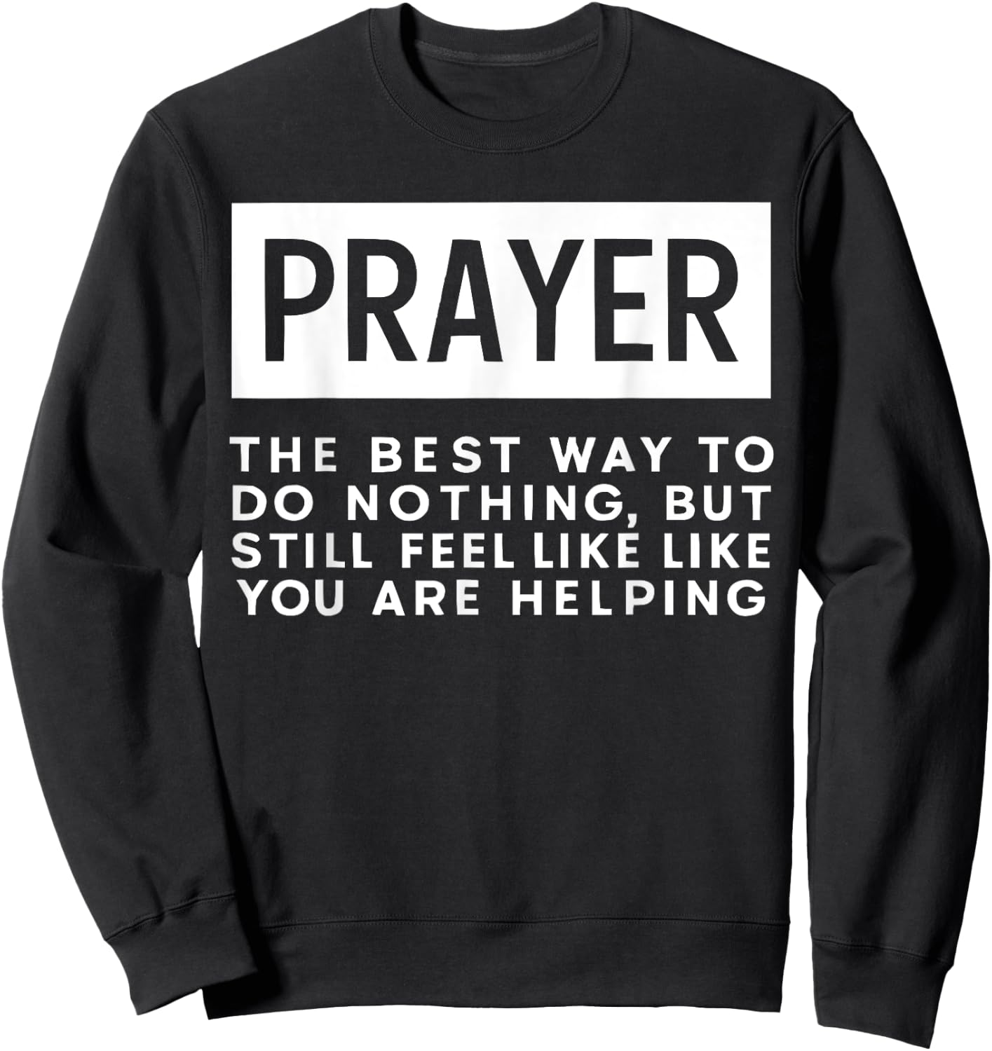 Atheism Anti-Religion Agnostic Freethinker Atheist Sweatshirt - Sweatshirt | Black