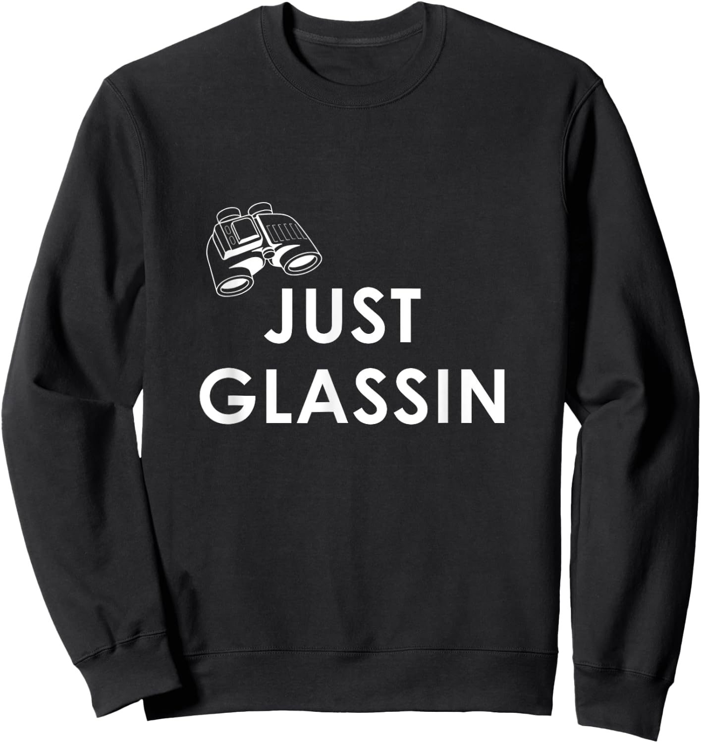 Just Glassin Sweatshirt - Sweatshirt | Black