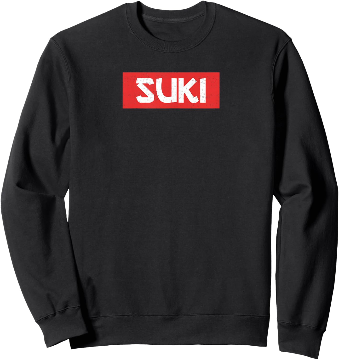 Suki-Affection Funny Anime Lover Manga Suki Japanese Gift Sweatshirt - Sweatshirt | Black