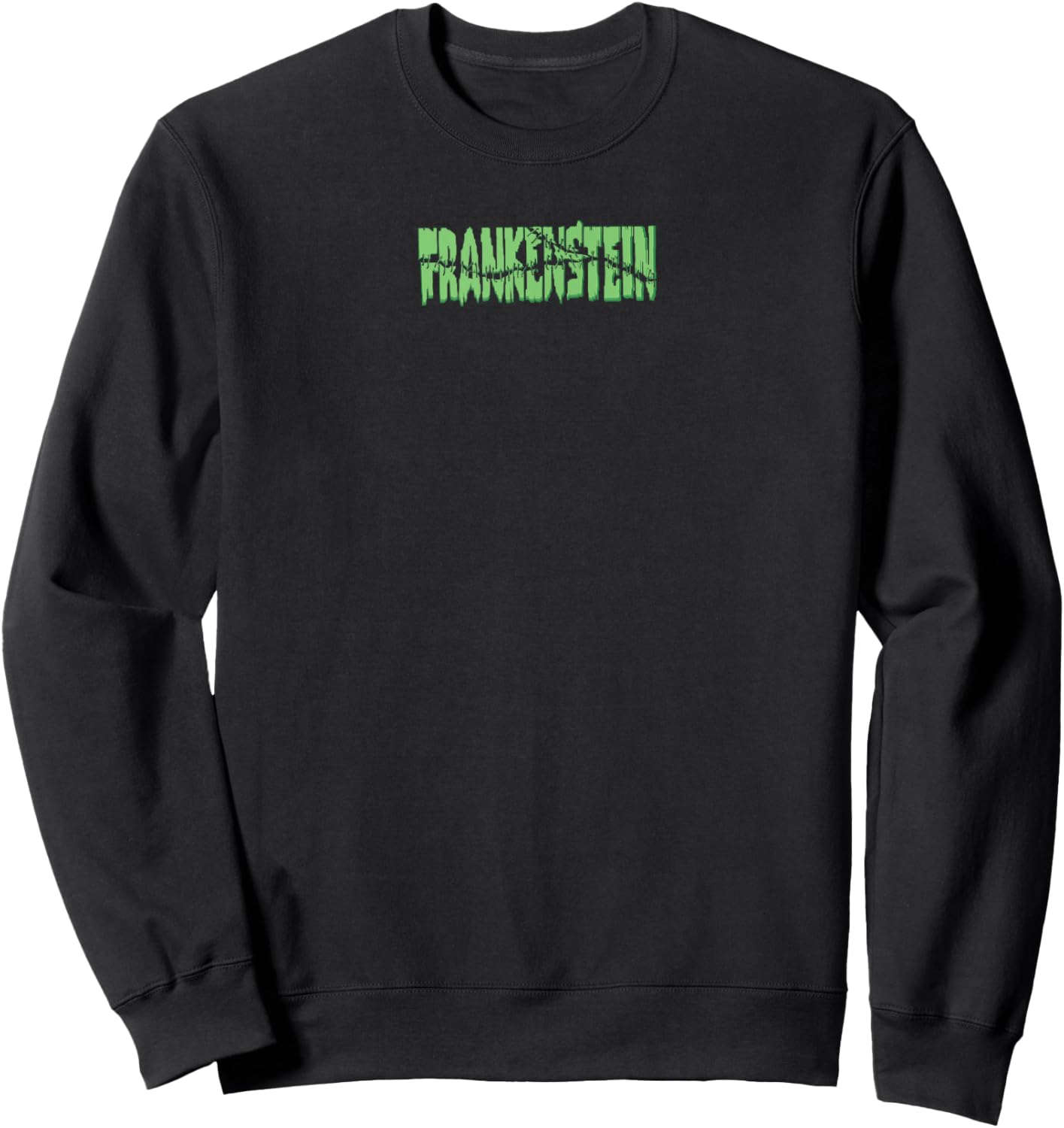 Universal Monsters Frankenstein Negative Space Front & Back Sweatshirt - Sweatshirt | Black