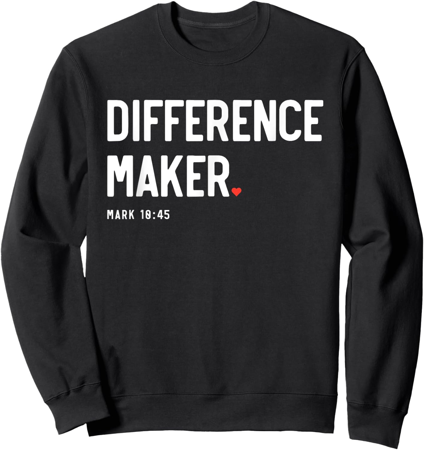 Missions Trip Difference Maker Christian Gifts Missions Trip Sweatshirt - Sweatshirt | Black