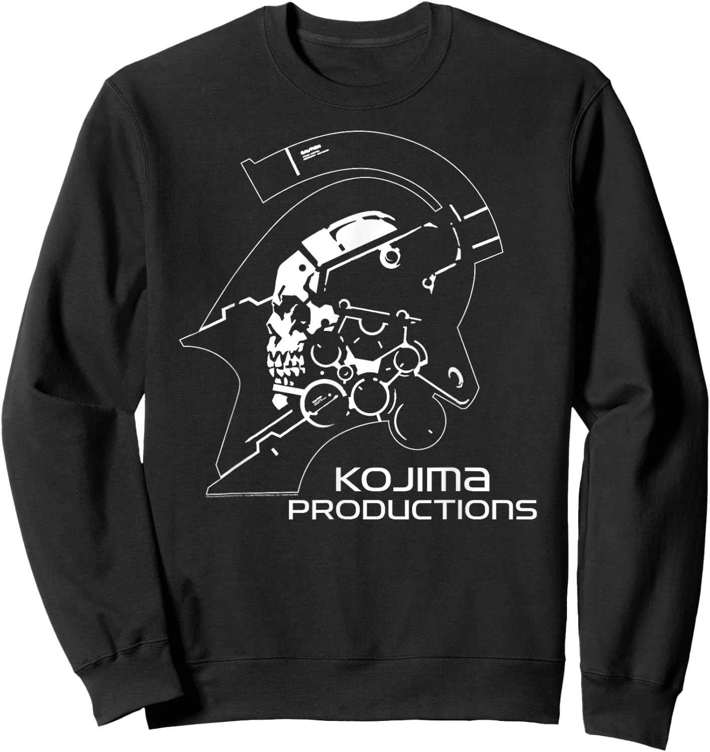 Kojima Productions White Video Gaming Merch Sweatshirt - Sweatshirt | Black
