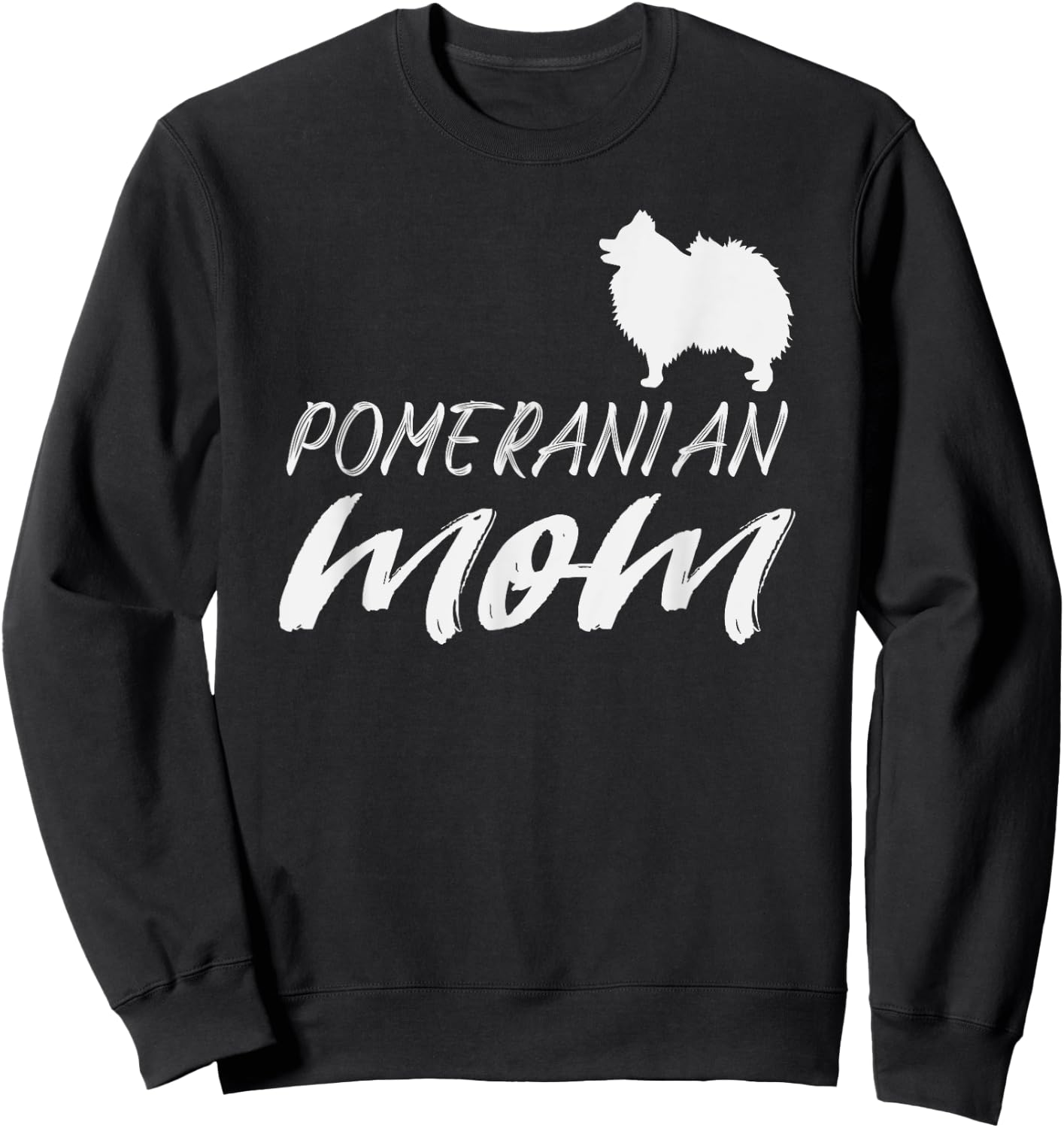 Pomeranian Mom Sweatshirt - Sweatshirt | Black
