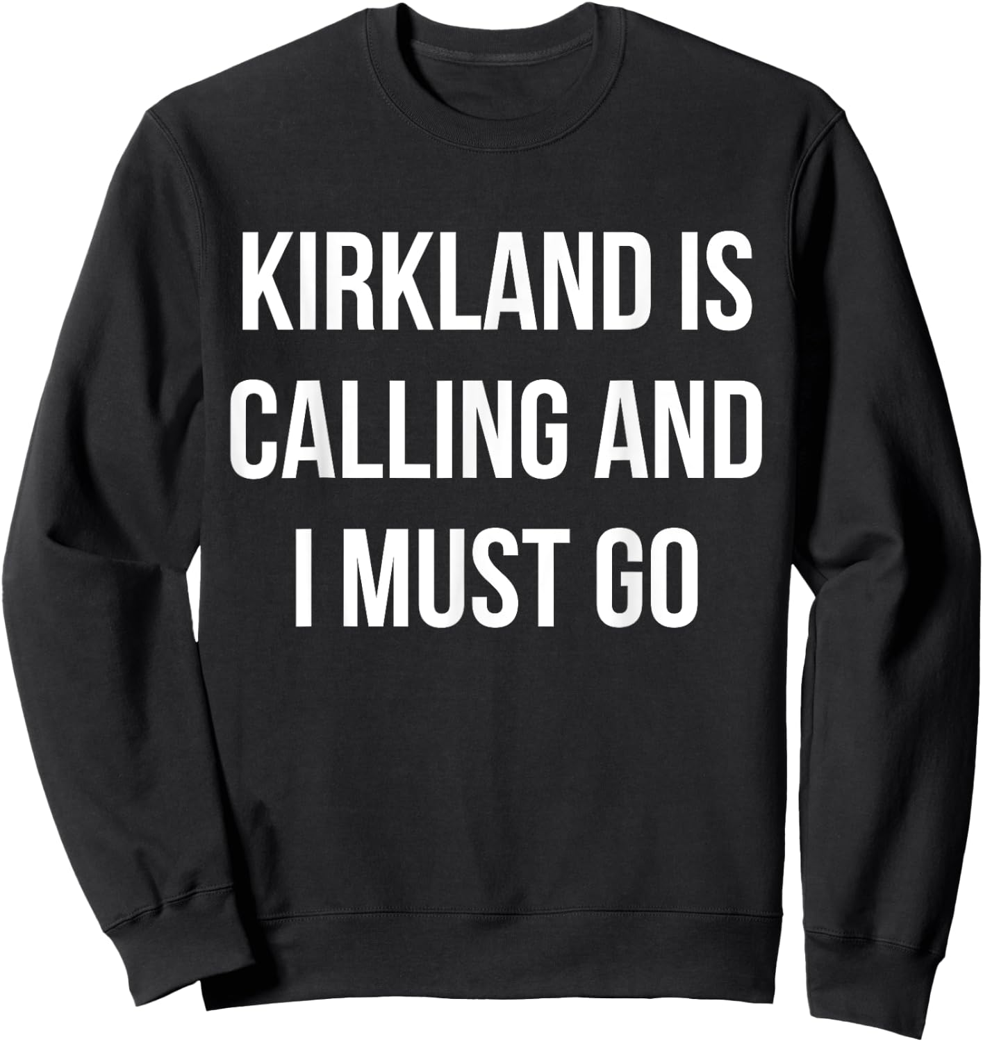 Kirkland City Funny Kirkland Sweatshirt - Sweatshirt | Black