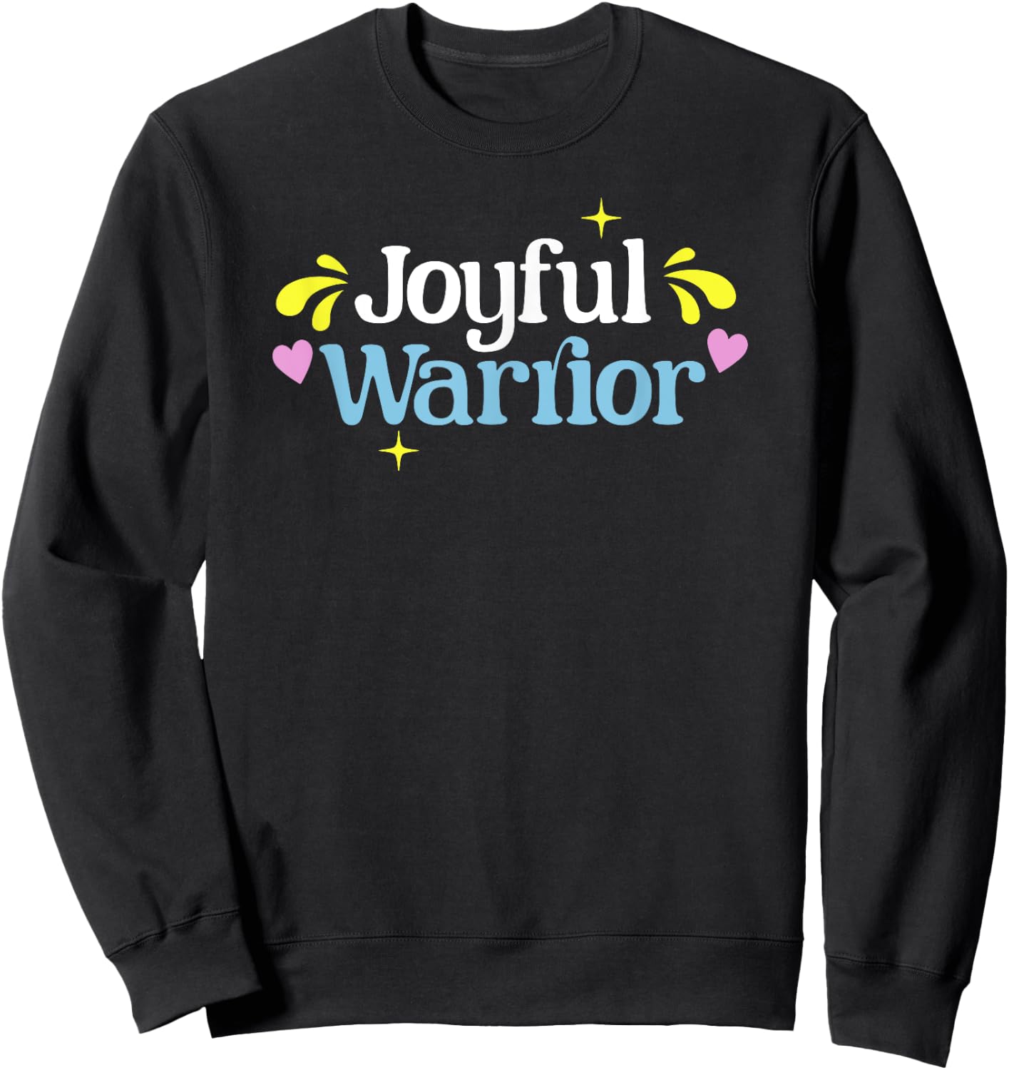 Joyful Warrior President Kamala Harris Tim Walz Waltz 2024 Sweatshirt - Sweatshirt | Black