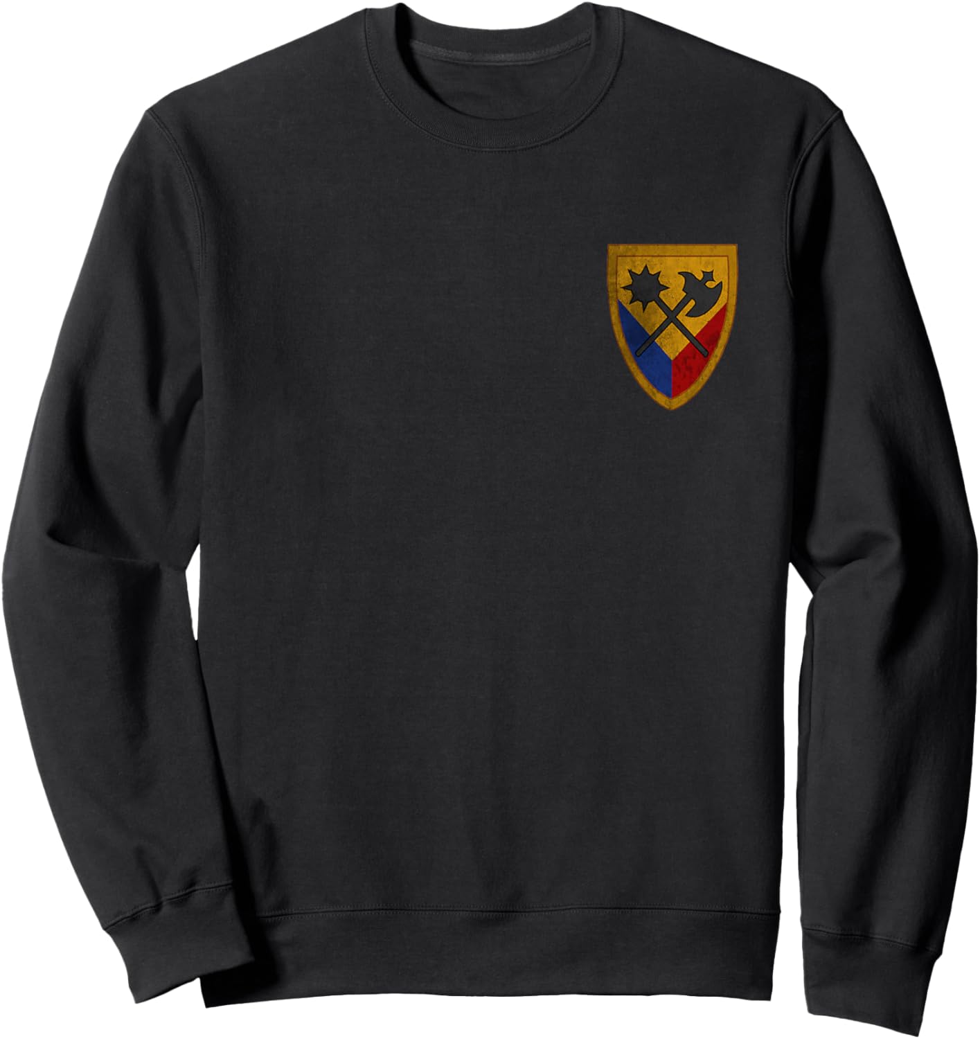 194th Armored Brigade Military Vintage Logo Veteran Xmas Sweatshirt - Sweatshirt | Black