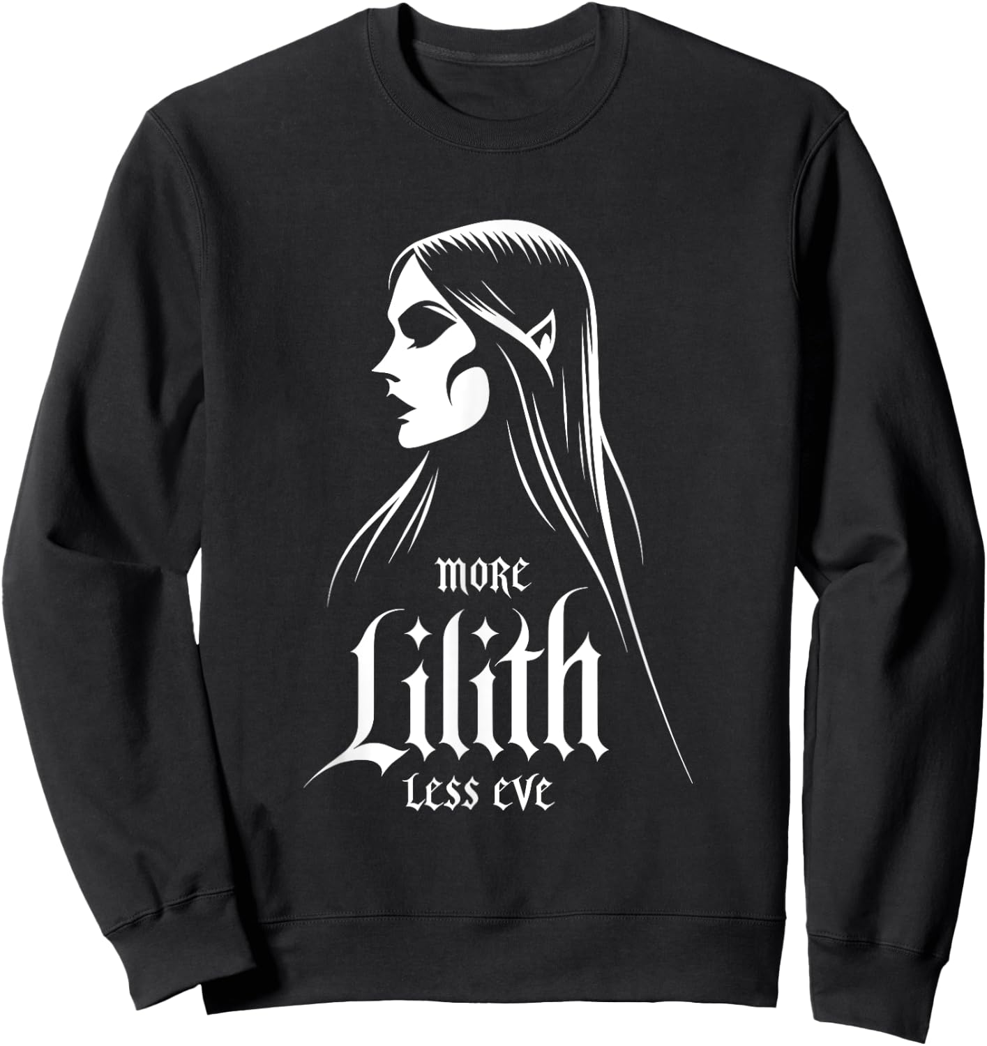 Lilith Demon Gothic Mythology Folklore Satanic Dark Occult Sweatshirt - Sweatshirt | Black