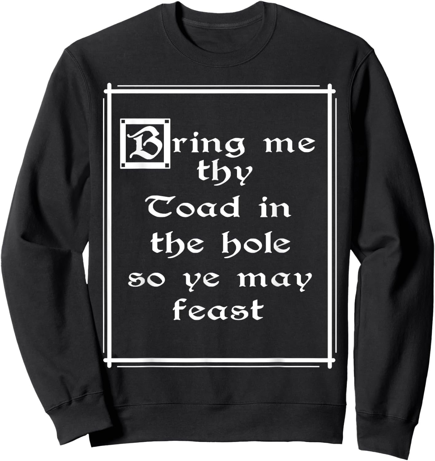 Bring me Toad in the hole Sweatshirt - Sweatshirt | Black