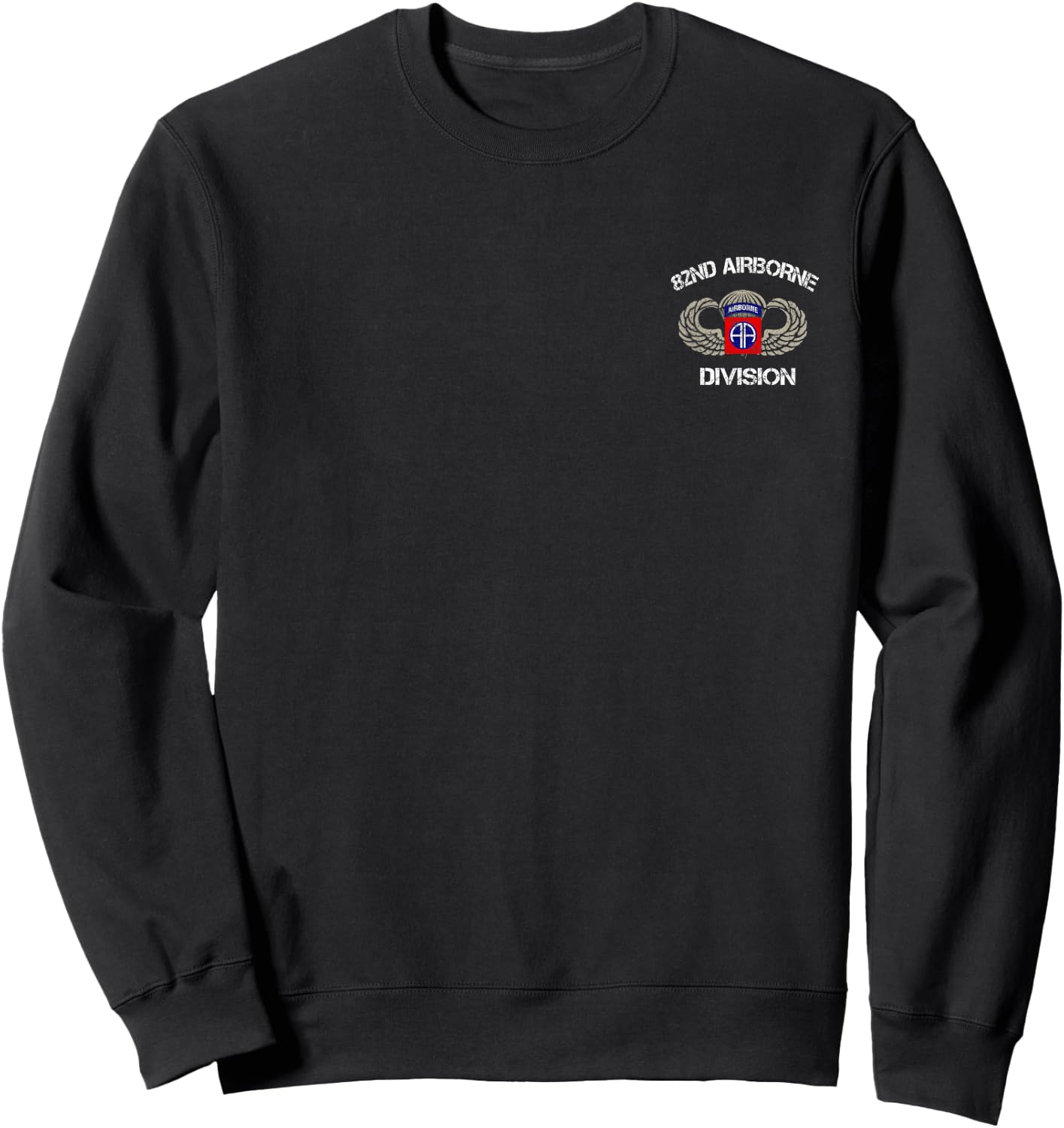82nd Airborne Division Veteran , Veterans Day Gift Men Sweatshirt - Sweatshirt | Black