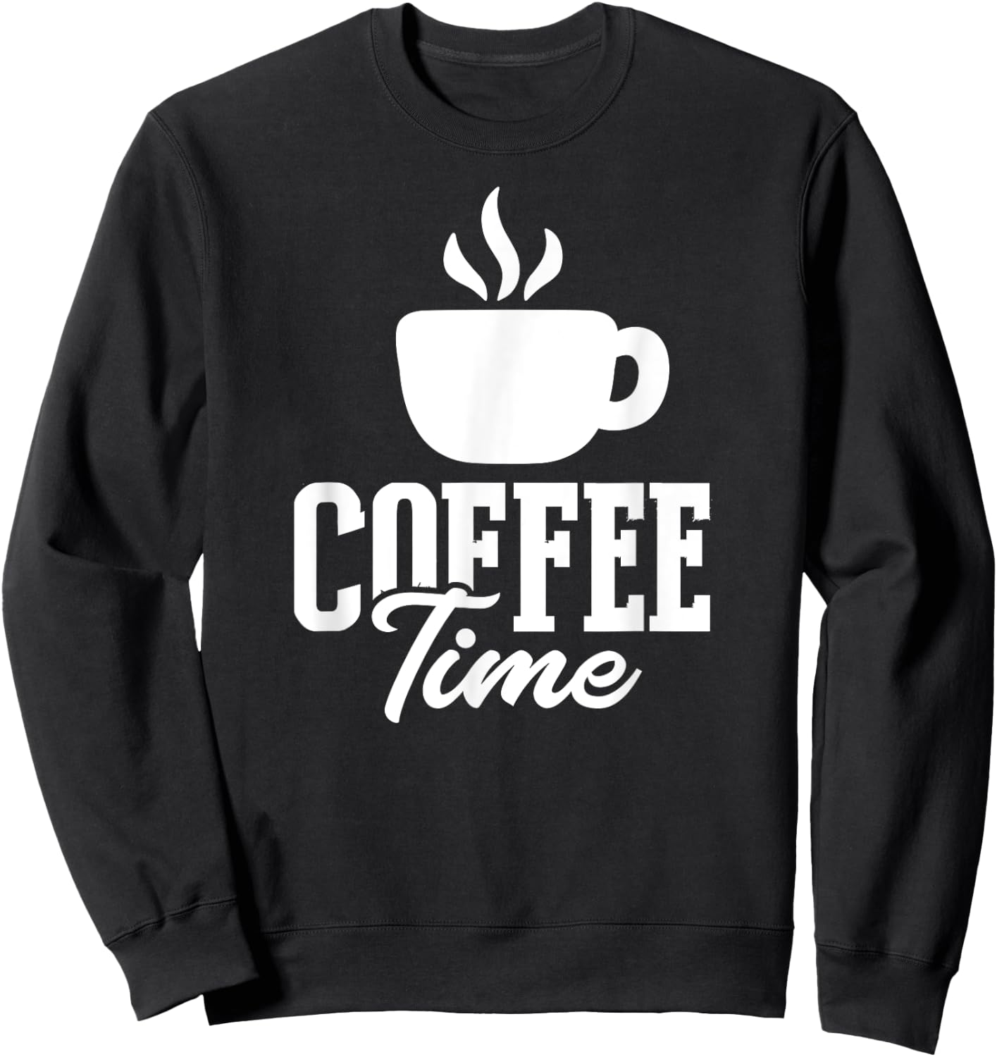 Coffee Time Sweatshirt - Sweatshirt | Black