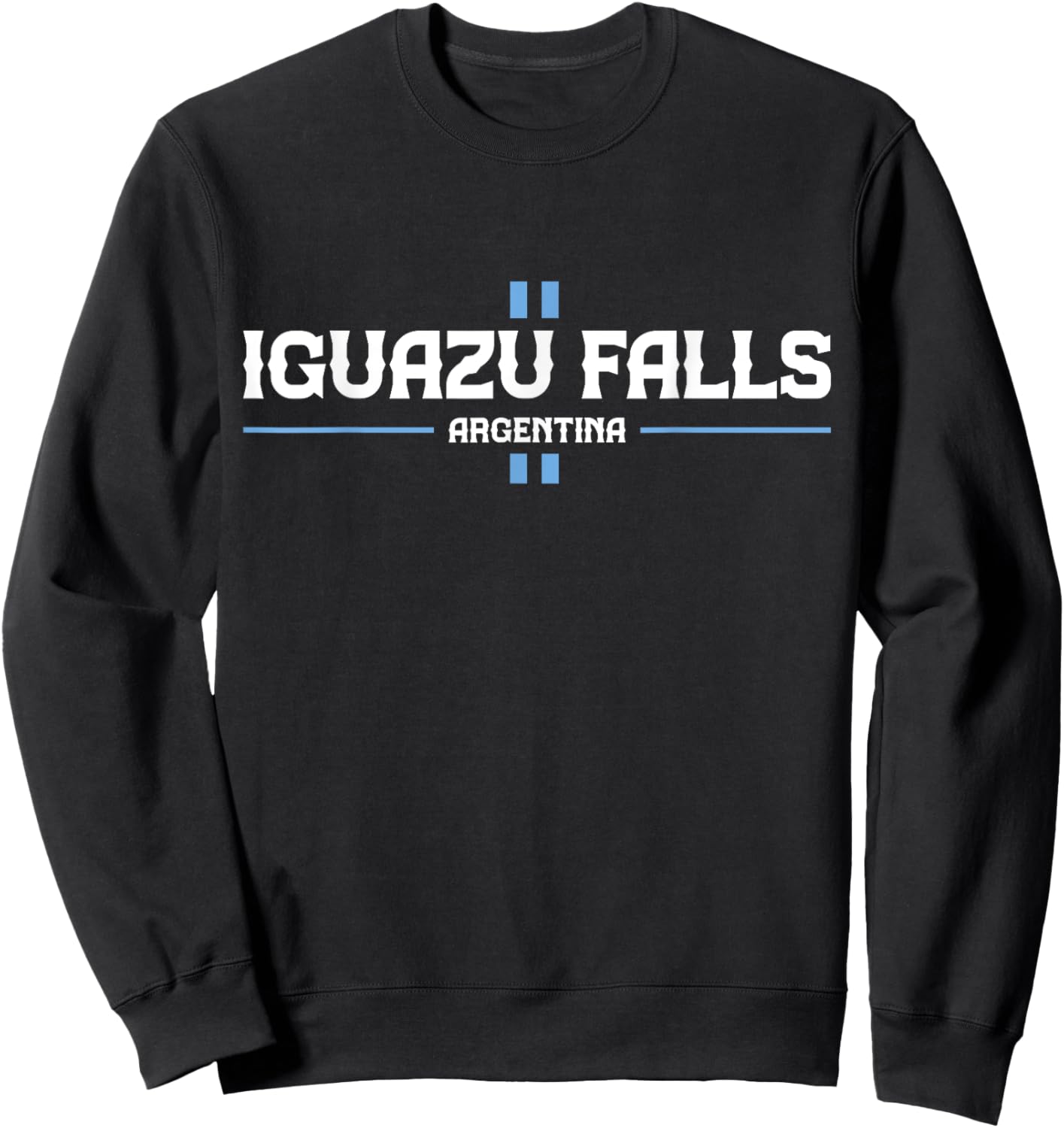 Iguazu Falls Argentina Vacation Travel Souvenir Sweatshirt - Sweatshirt | Black