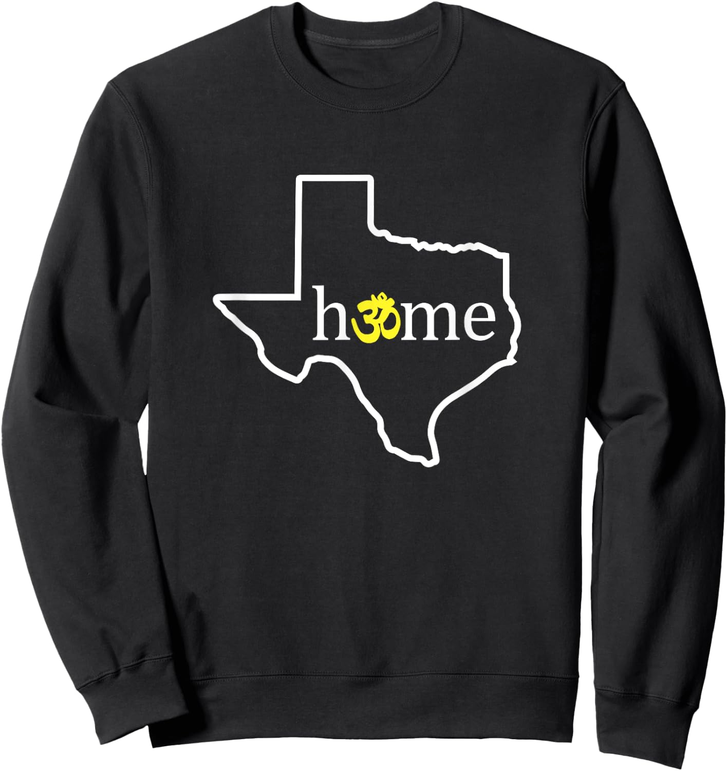 Texas Om Home Sweatshirt - Sweatshirt | Black