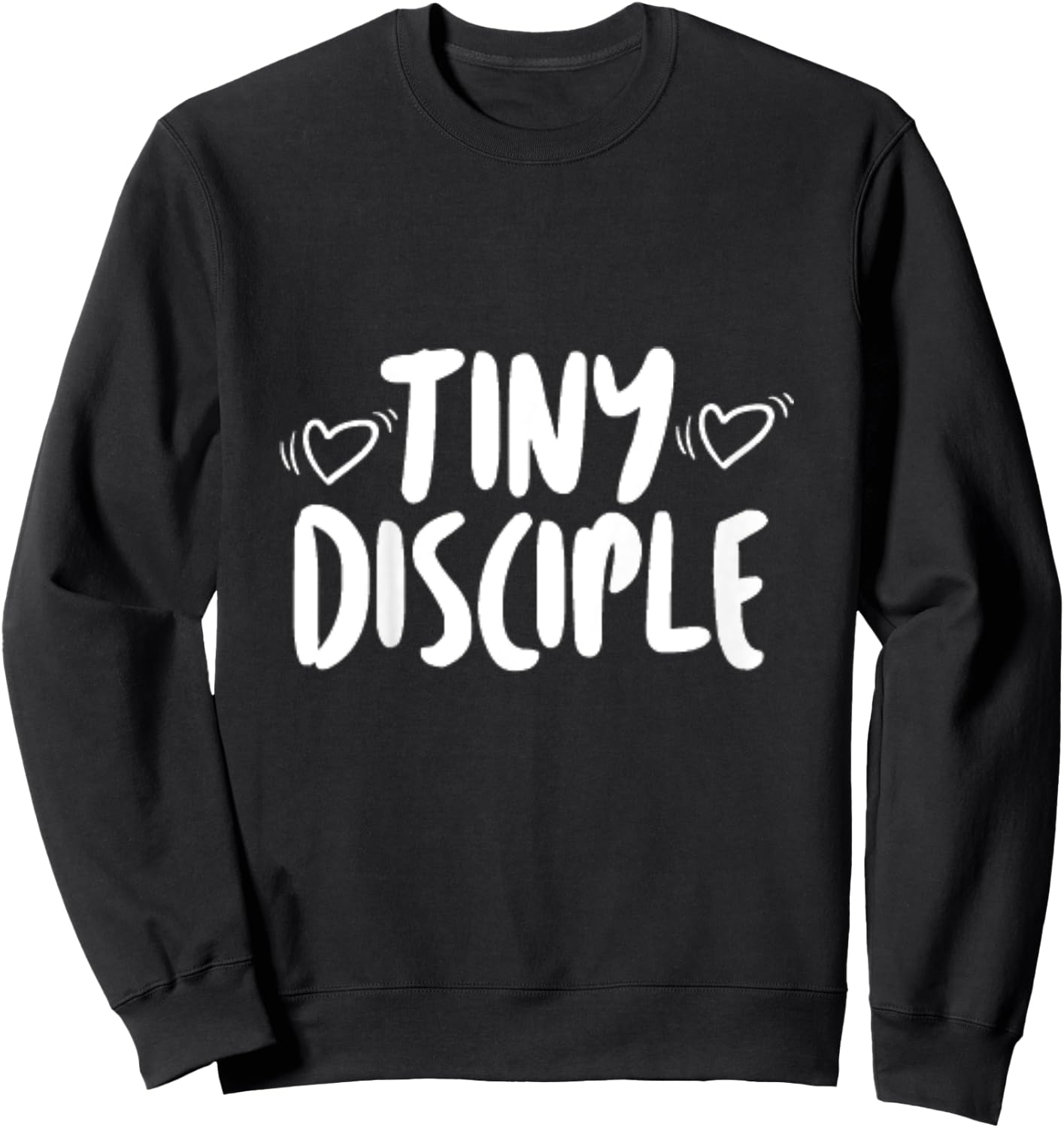 Kids Tiny Disciple Faith Based Christian Children Gift Sweatshirt - Sweatshirt | Black
