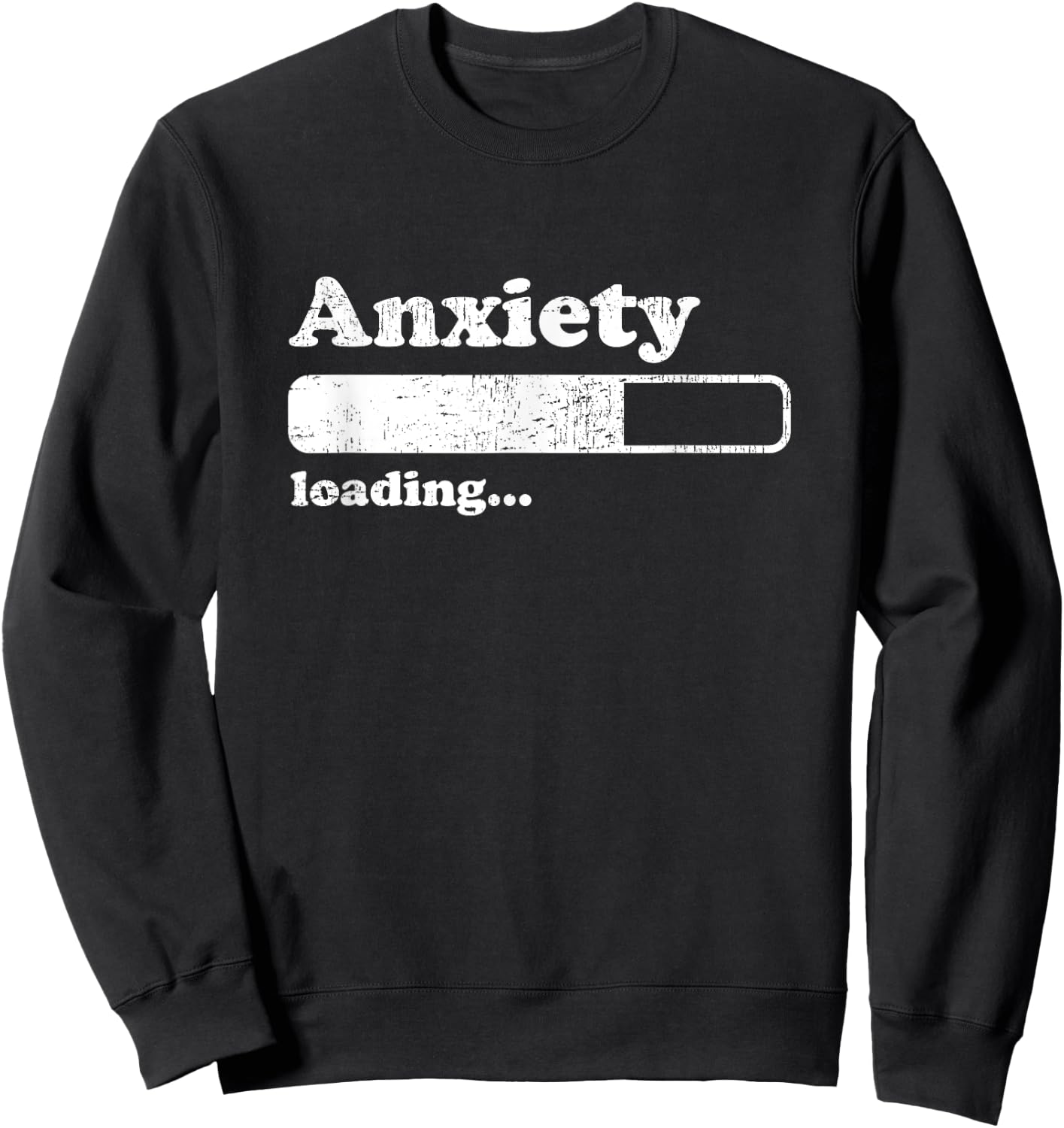 Funny Anxiety Shirts Introvert Social Anxiety Sweatshirt - Sweatshirt | Black