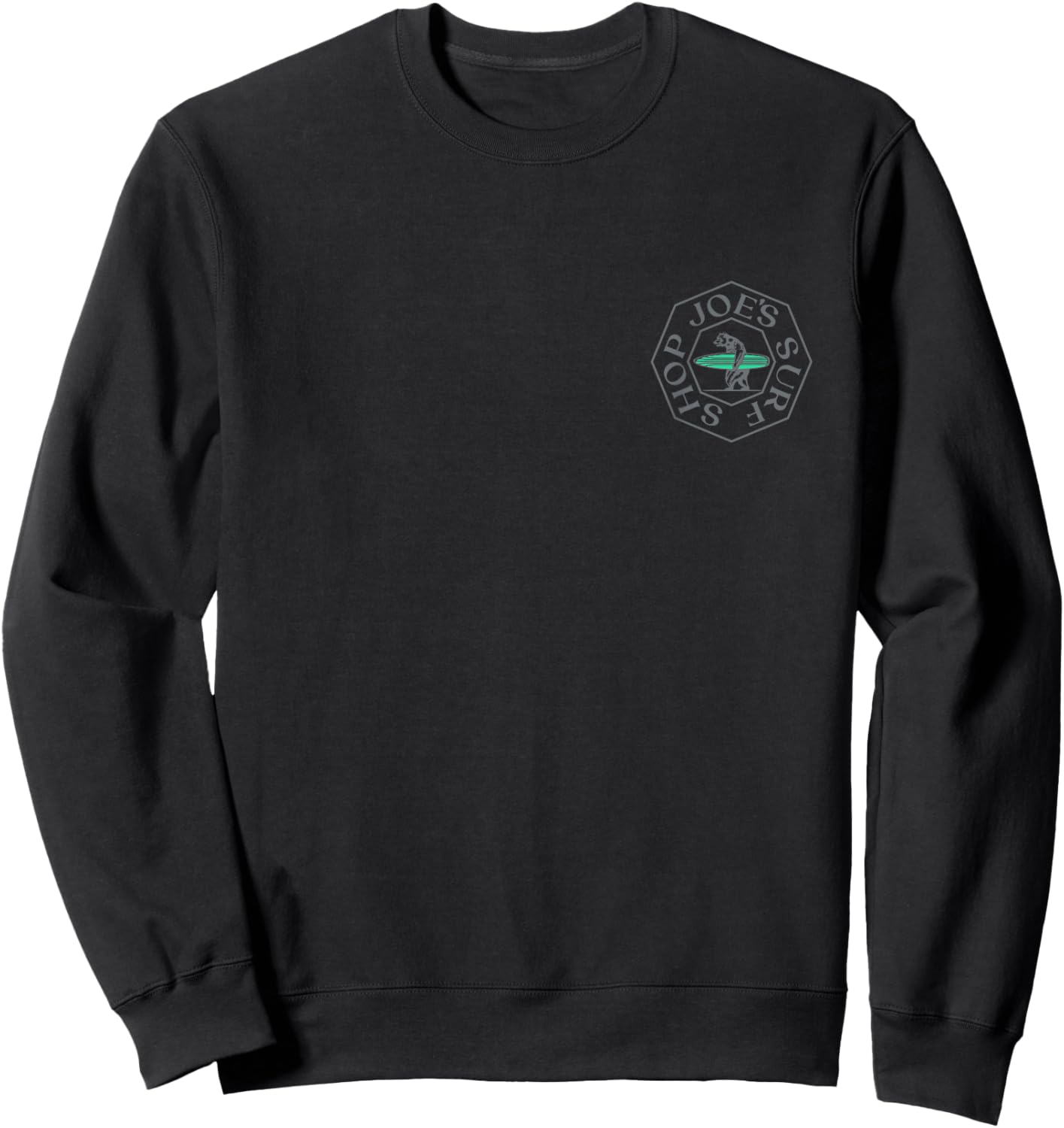 Joe's Surf Walking Cali Bear Logo Graphic Sweatshirt - Sweatshirt | Black