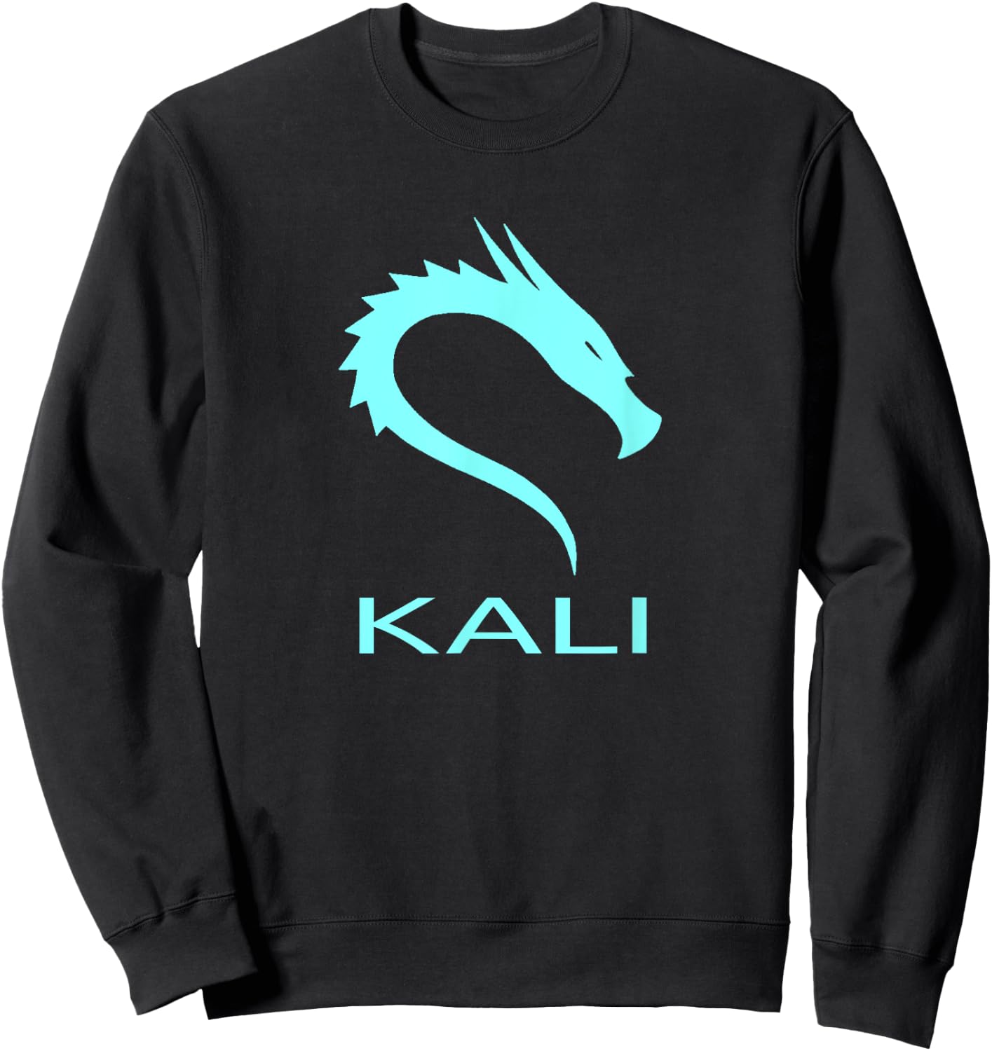 Kali Linux tagline with Dragon Open Source Os Sweatshirt - Sweatshirt | Black