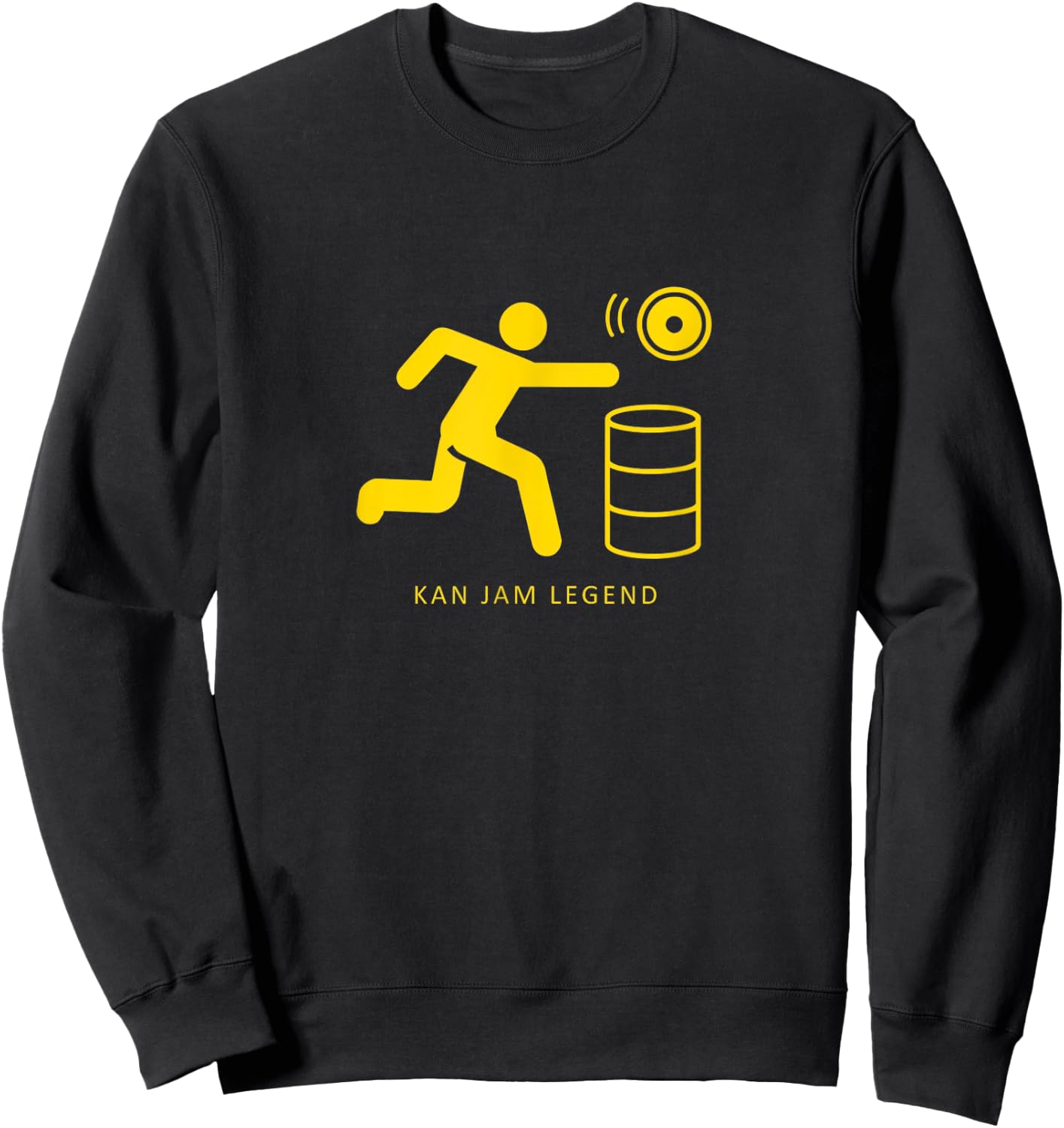 Kan Jam Legend Disc Toss Outdoor Game Sweatshirt - Sweatshirt | Black