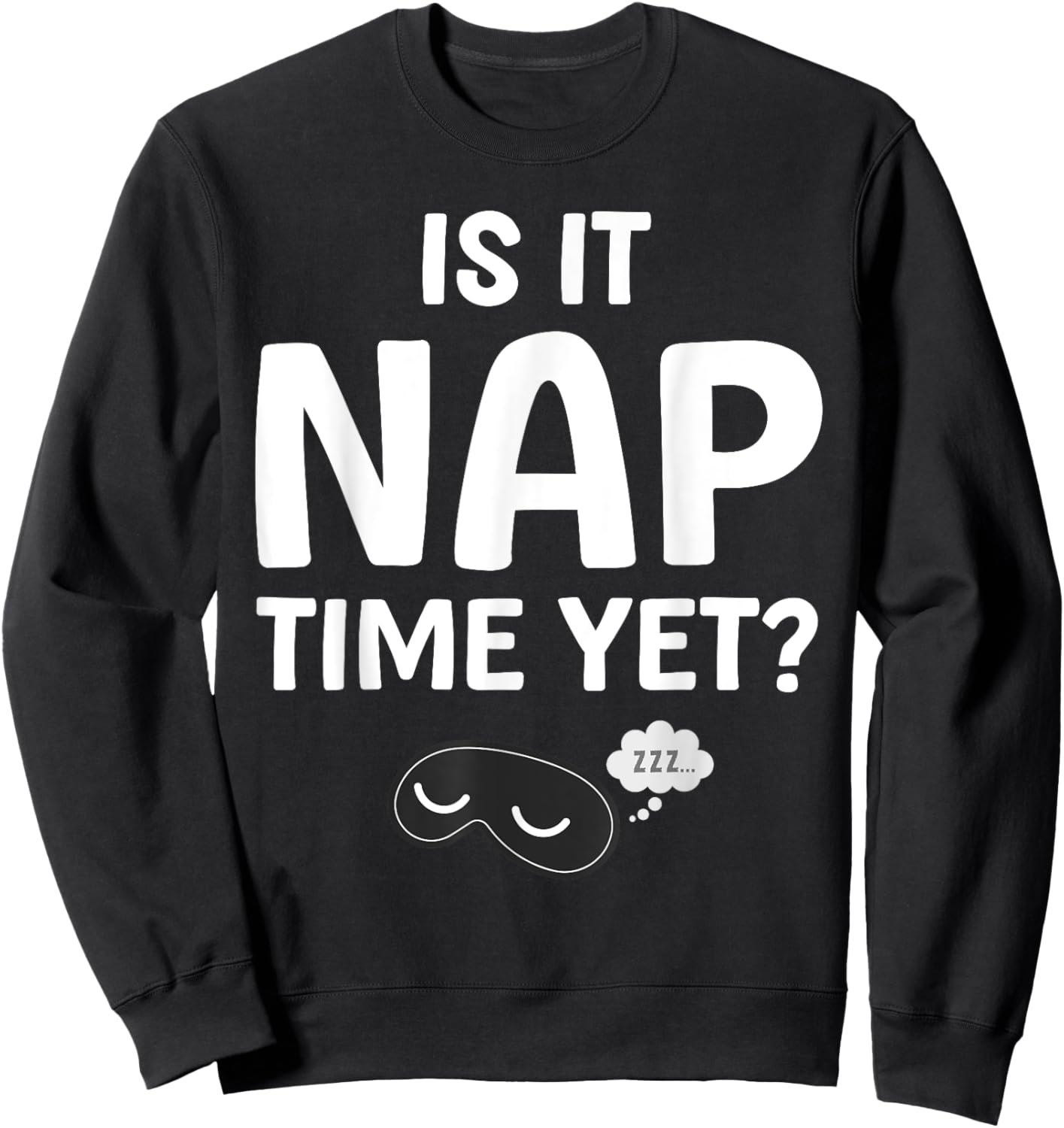 Cute Nap Lover Design Women Sleep Napping Nap Lovers Sweatshirt - Sweatshirt | Black