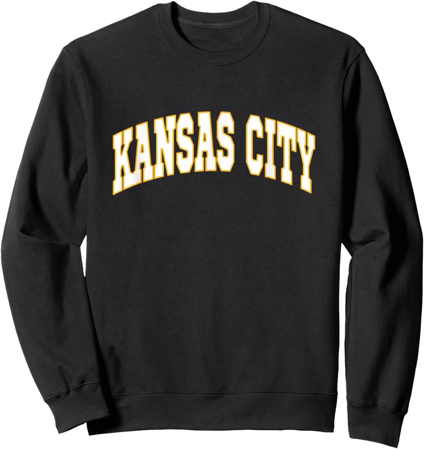 KANSAS CITY - Throwback Design - Classic Sweatshirt - Sweatshirt | Black