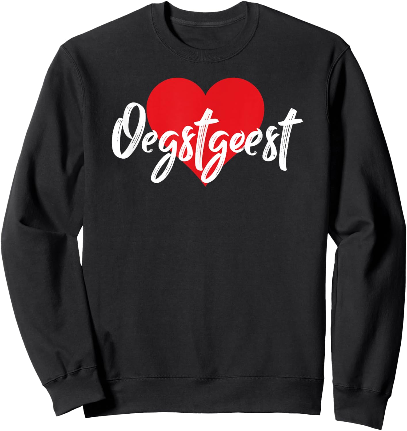 I Heart Oegstgeest Netherlands Love Dutch Souvenir Item Sweatshirt - Sweatshirt | Black