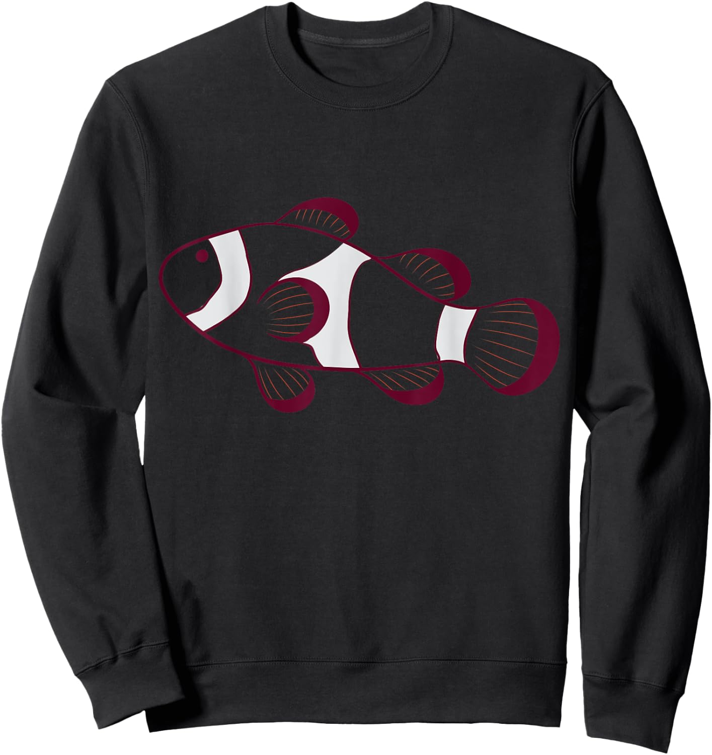 Clownfish - orange Sweatshirt - Sweatshirt | Black