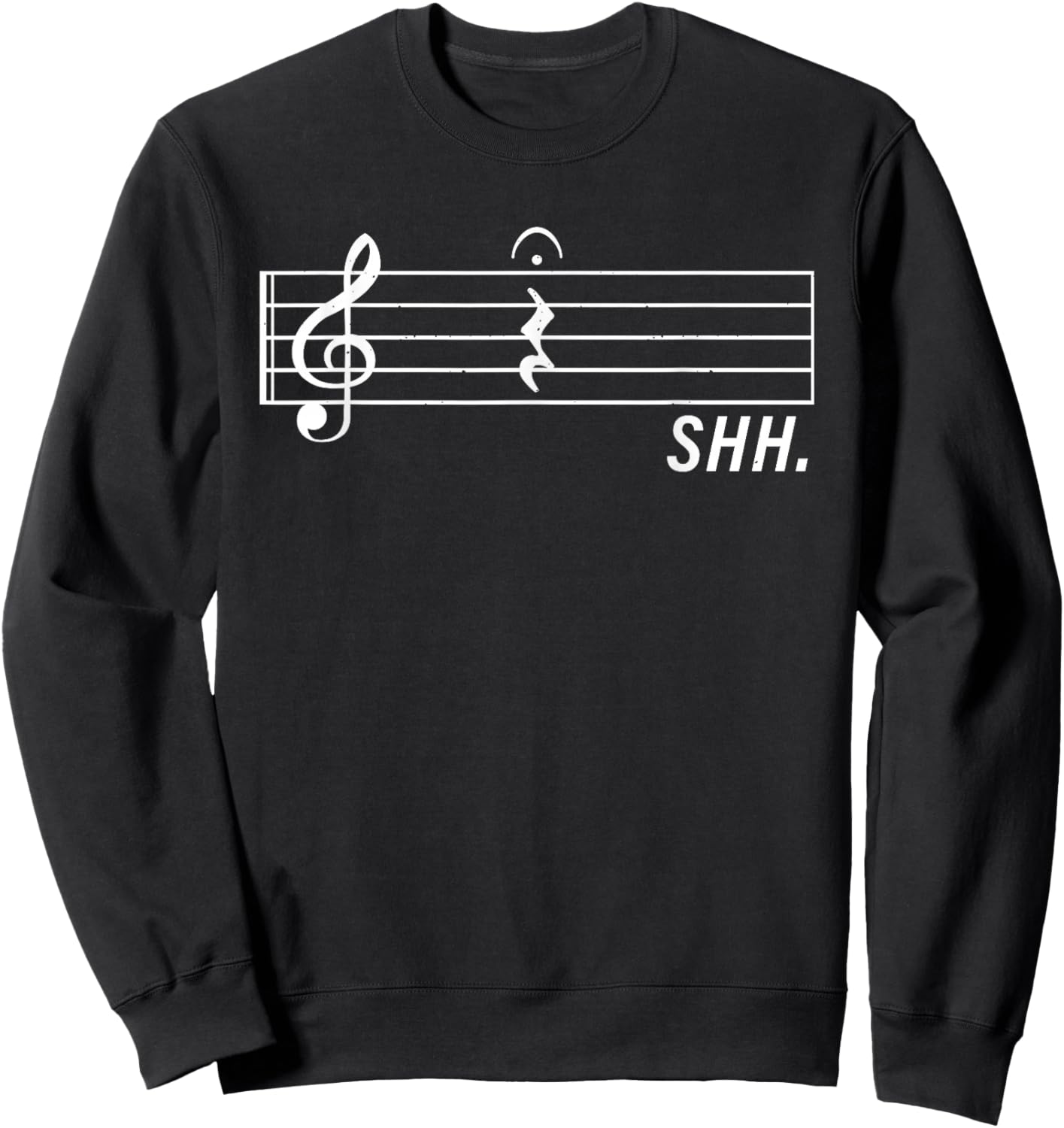 Music Art Women Musical Note Musician Music Teacher Sweatshirt - Sweatshirt | Black