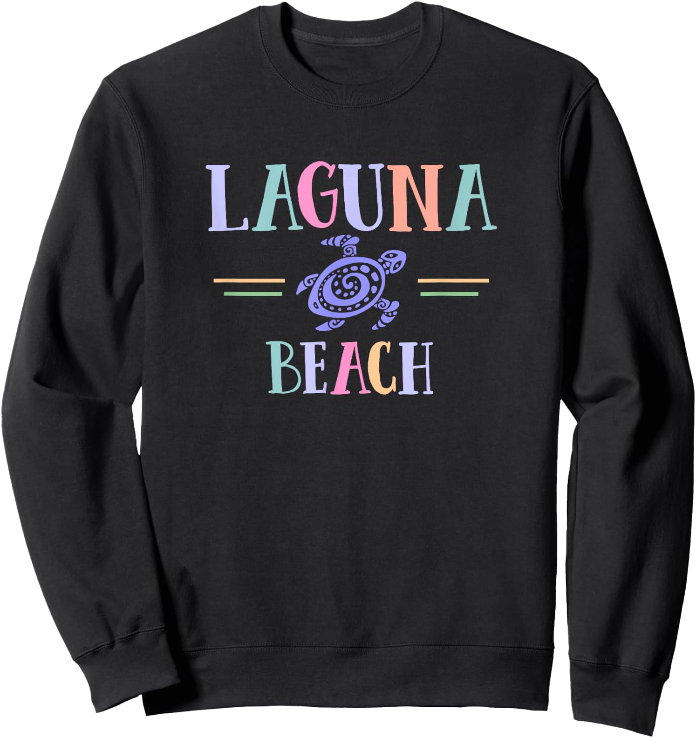 Laguna Beach Designs women boys girls souvenir Sweatshirt - Sweatshirt | Black