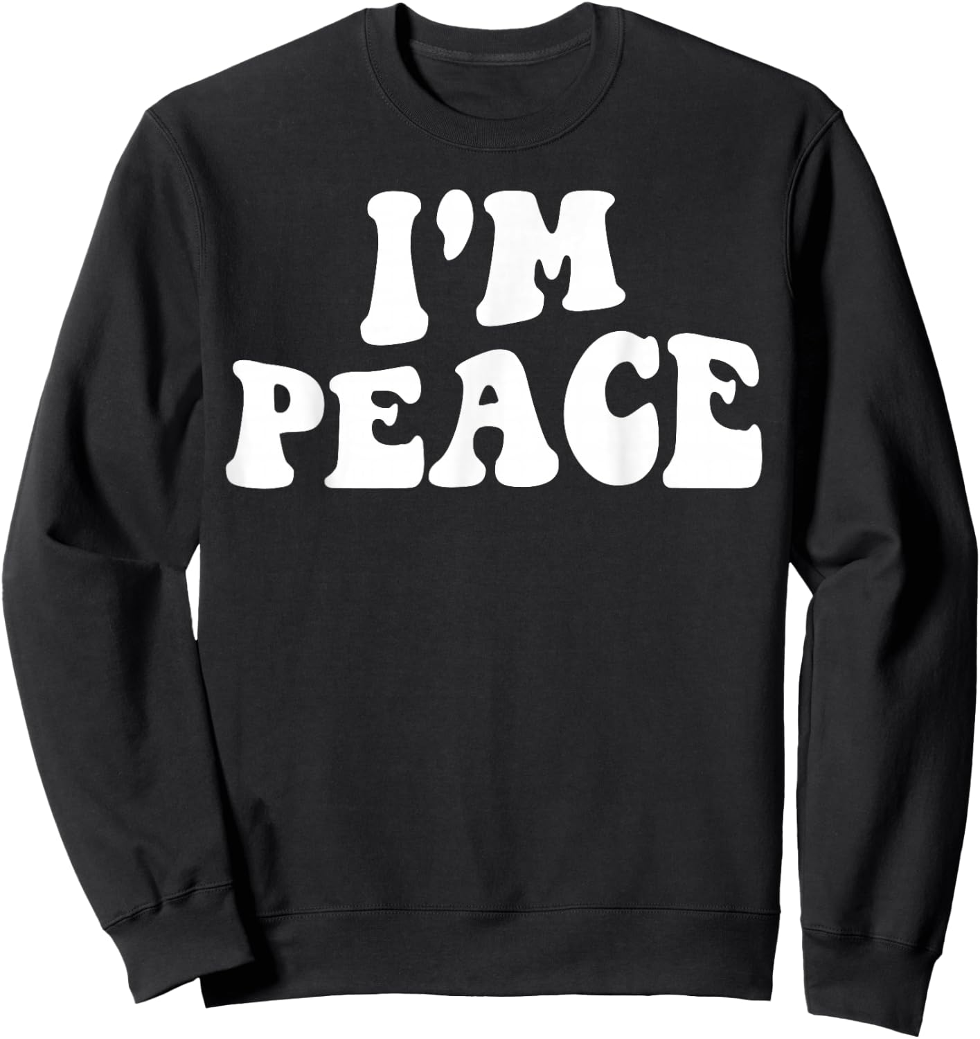 Im Peace I Come in Peace Couples Costume Women Sweatshirt - Sweatshirt | Black