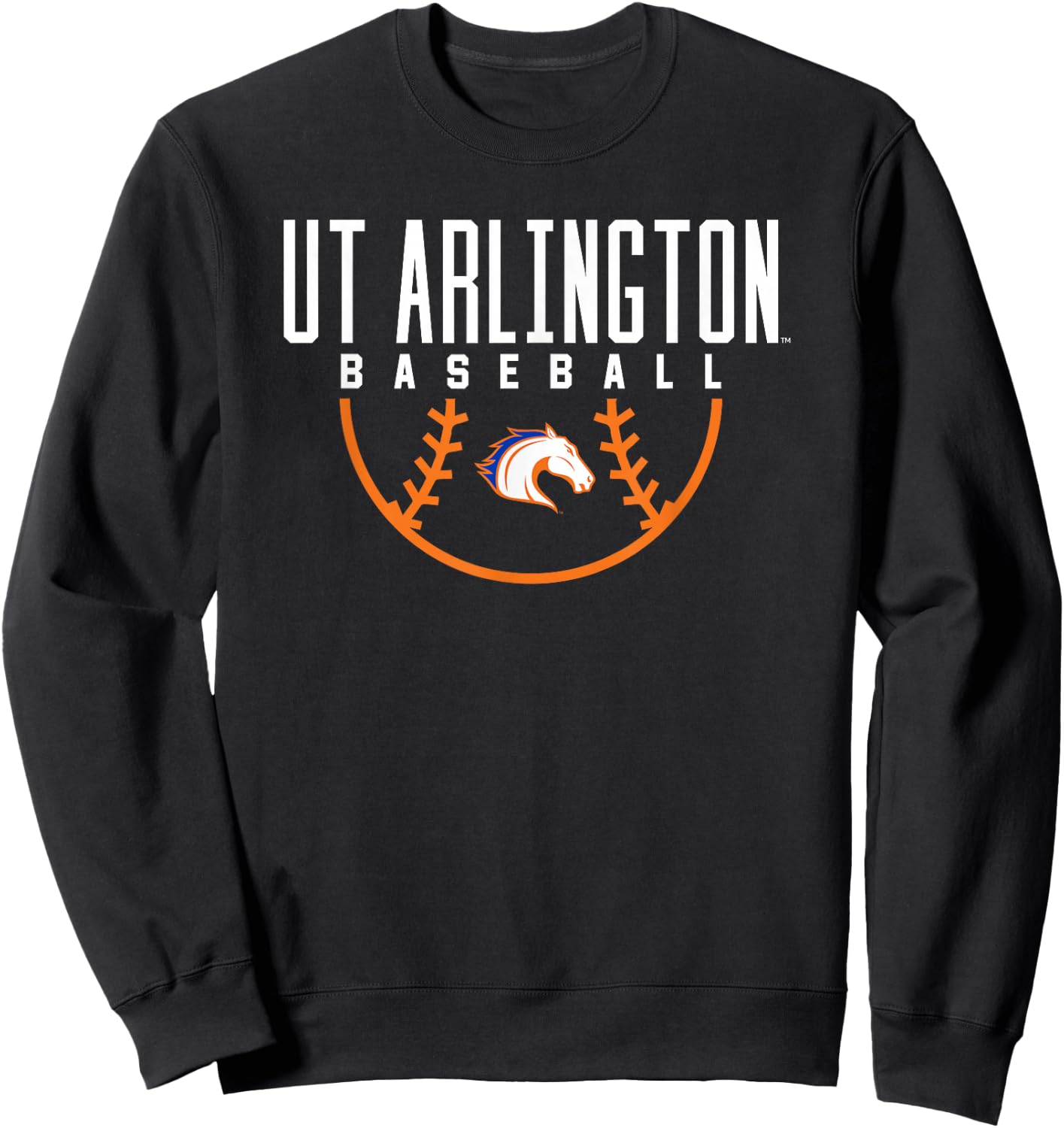 University of Texas at Arlington UTA Mavericks Baseball Sweatshirt - Sweatshirt | Black