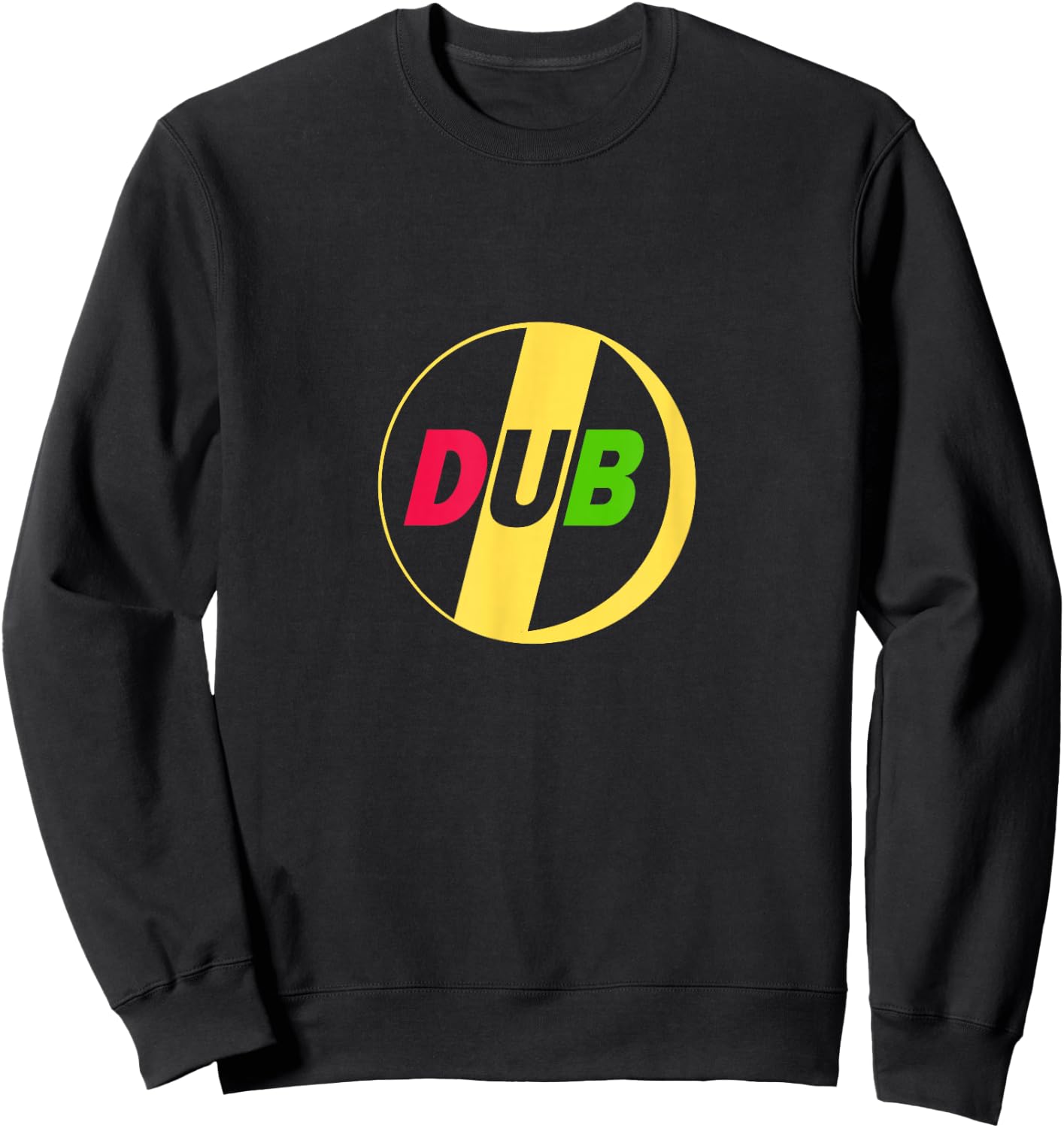 Dub Reggae Pill Rastafari Red Yellow Green Sweatshirt - Sweatshirt | Black