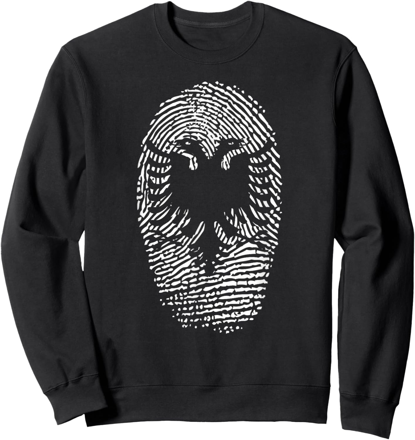 Albania Albanian Flag Eagle Gift Sweatshirt - Sweatshirt | Black