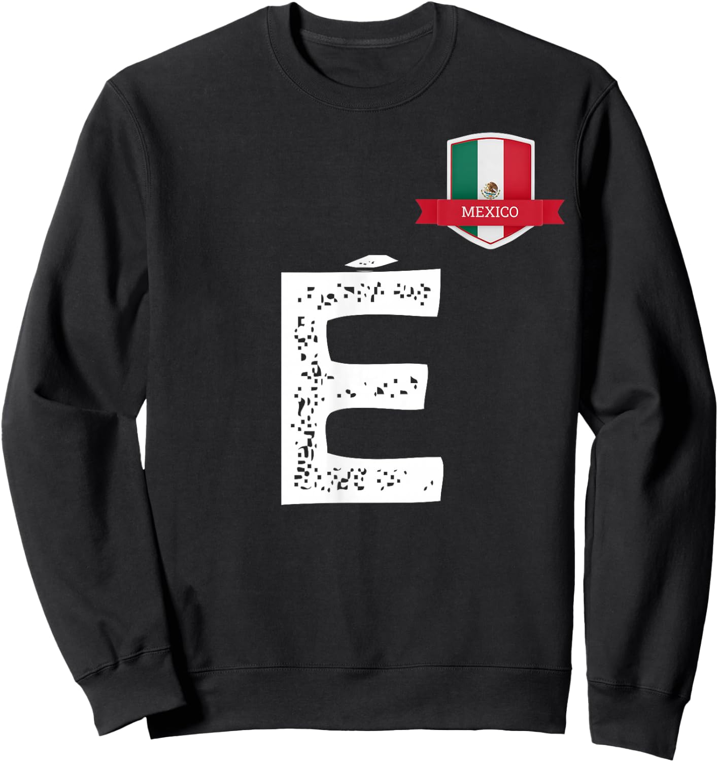 Mexico Man Flag E Mexican Mexico Sweatshirt - Sweatshirt | Black
