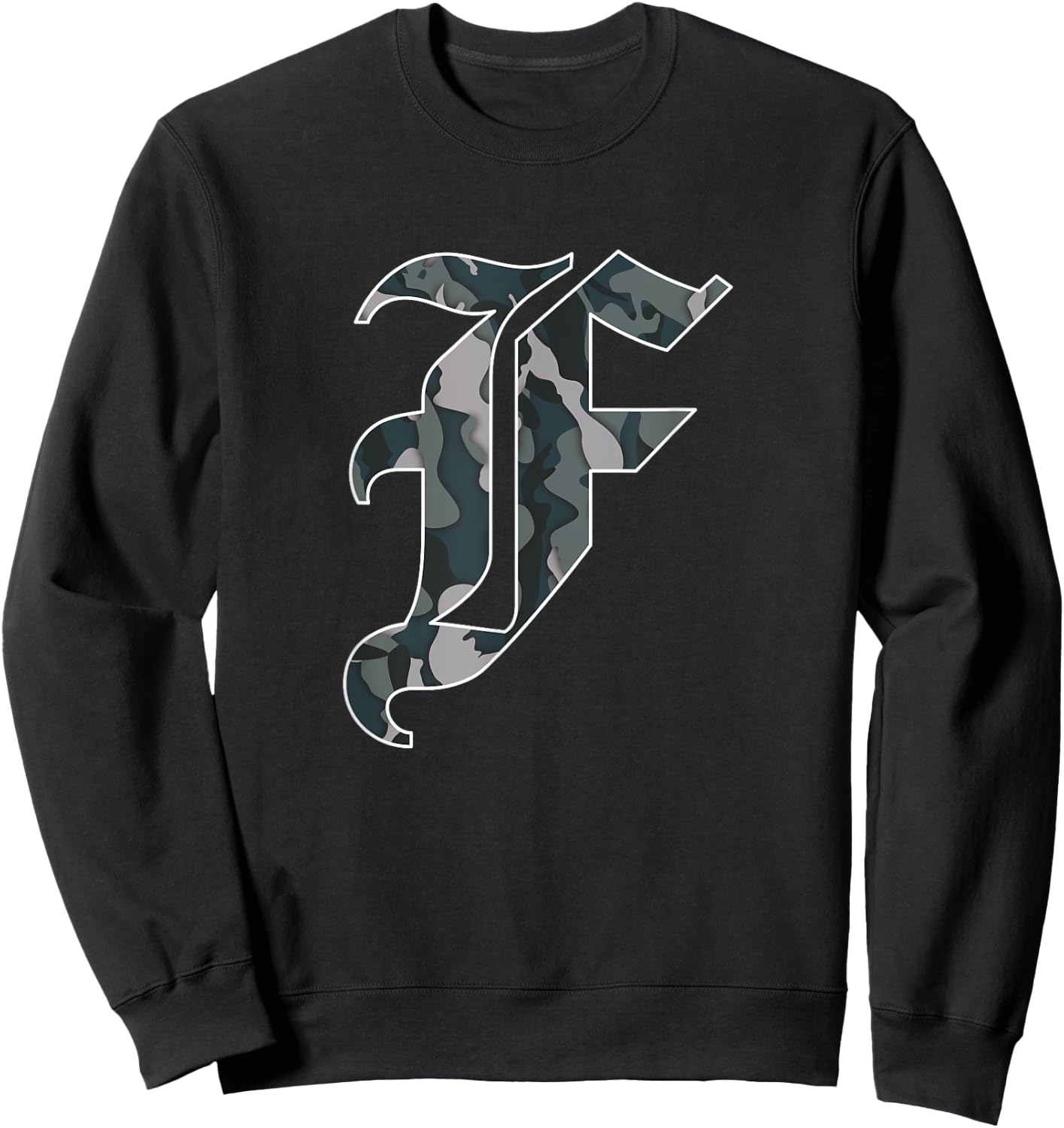 Forward Observations Group. Camouflage Logo Fog Sweatshirt - Sweatshirt | Black