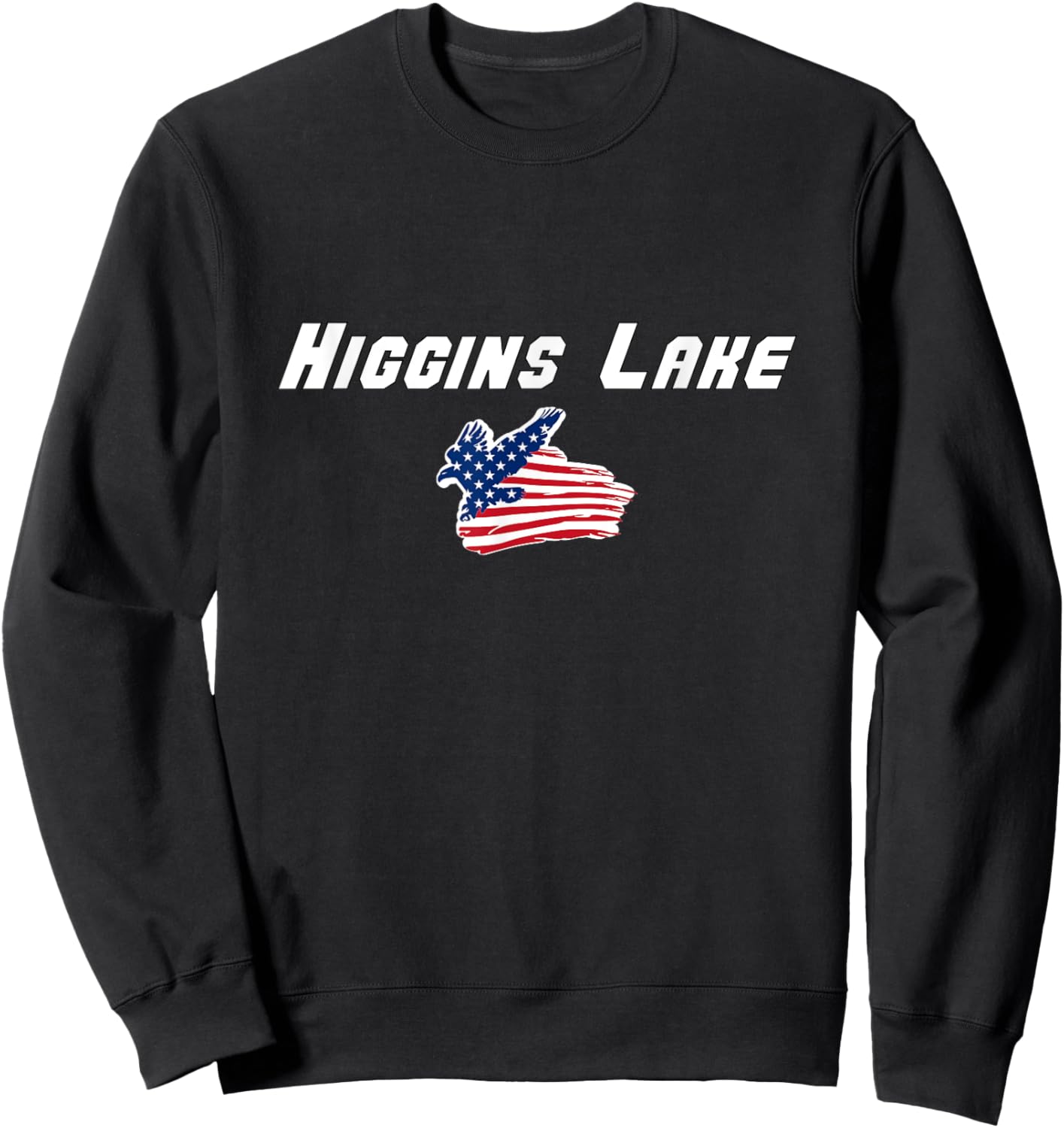 Higgins Lake - Michigan, USA Sweatshirt - Sweatshirt | Black